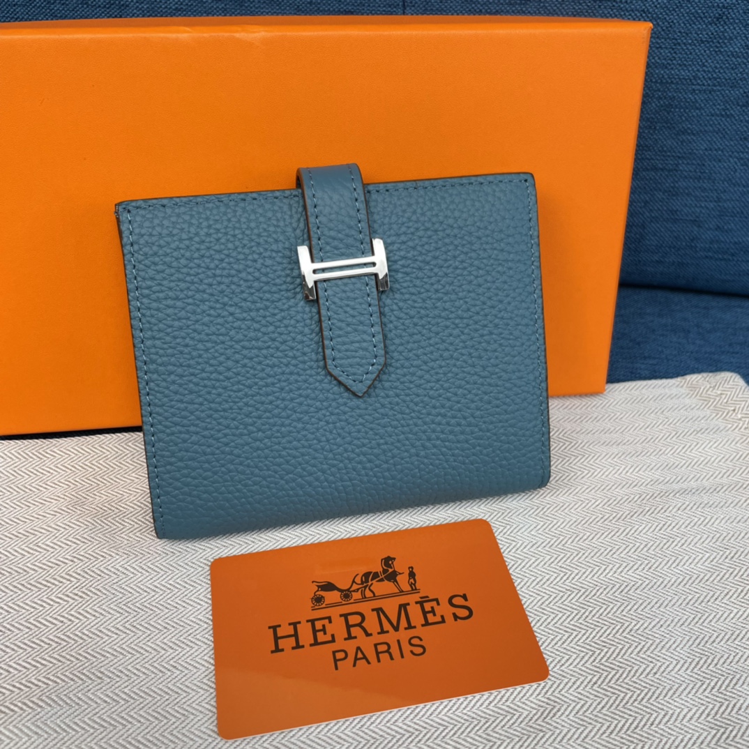 H**mes constance togo leather-10*12cm