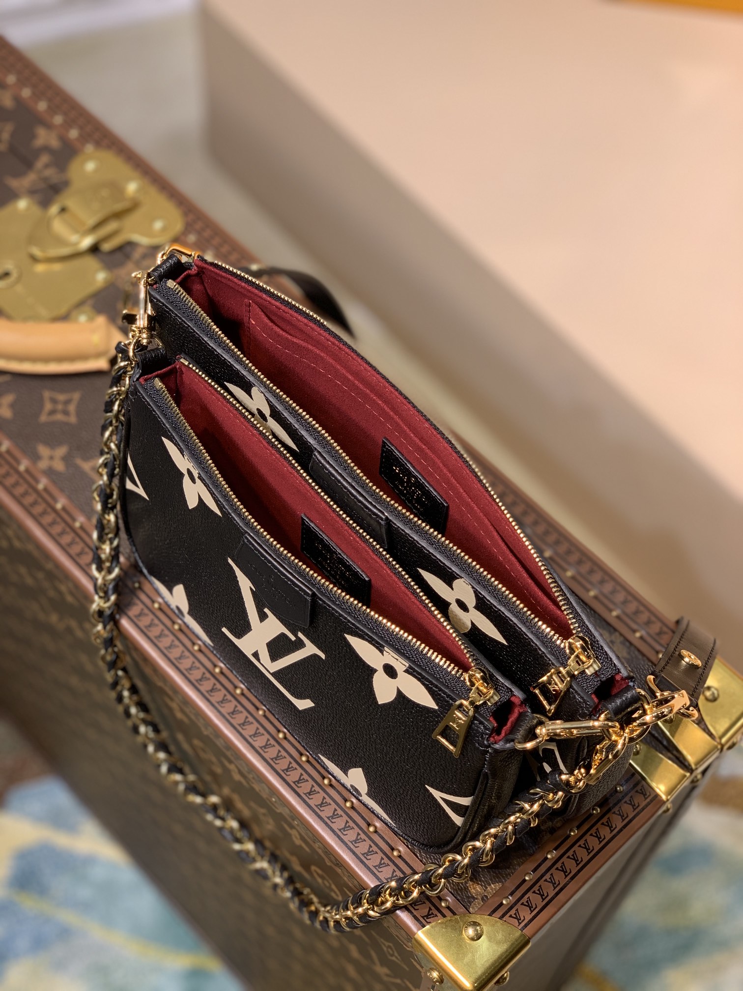 l**is V*t*n multi pochette accessoires-25*13&20*11*10cm