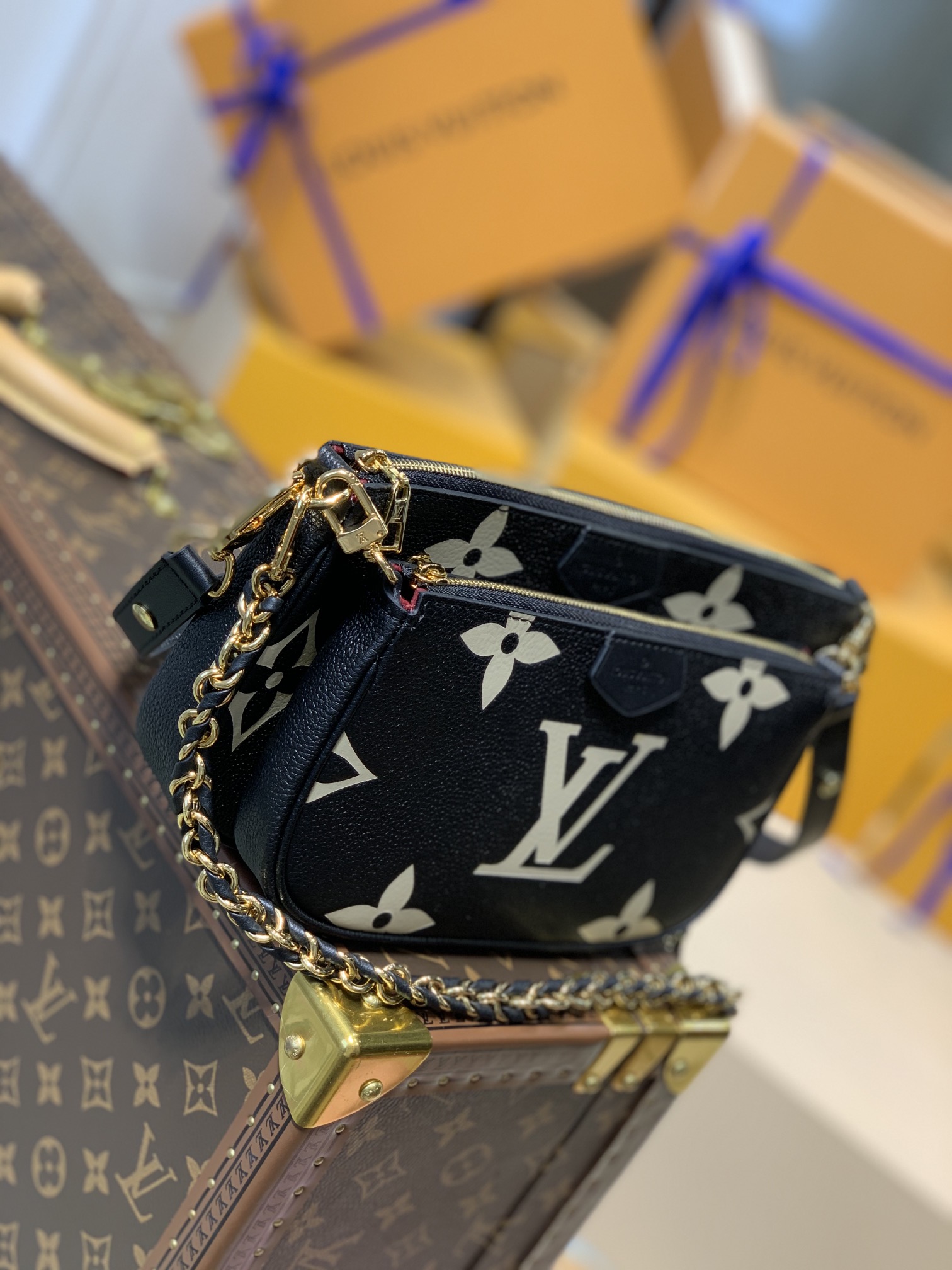 l**is V*t*n multi pochette accessoires-25*13&20*11*10cm