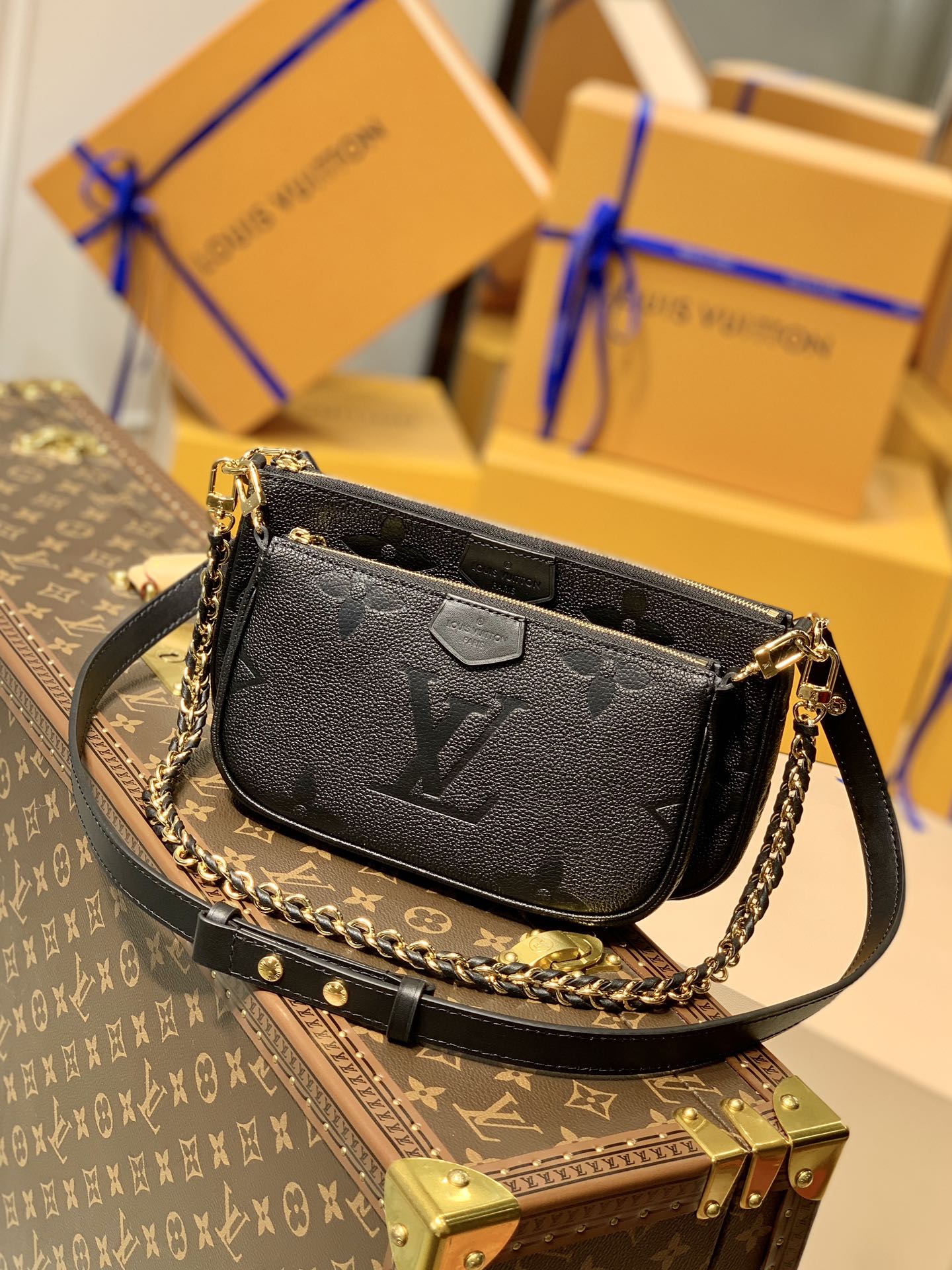 l**is V*t*n multi pochette accessoires-25*13&20*11*10cm
