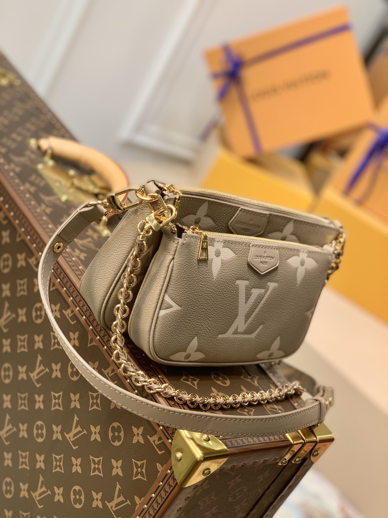 l**is V*t*n multi pochette accessories-24 x 13.5 x 4cm