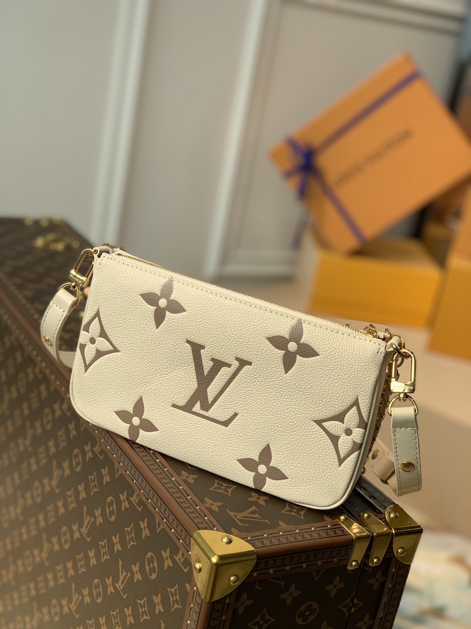 l**is V*t*n multi pochette accessories-24 x 13.5 x 4cm