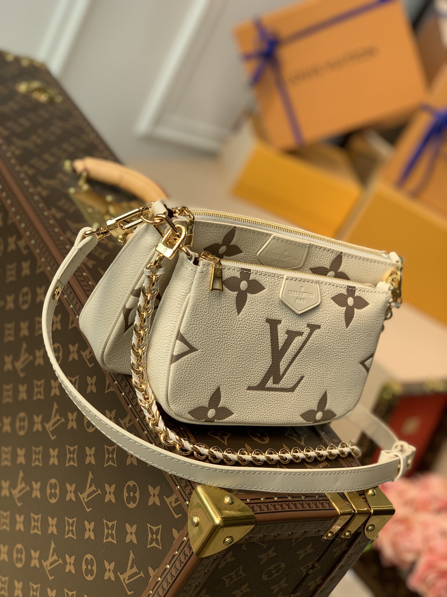 l**is V*t*n multi pochette accessories-24 x 13.5 x 4cm