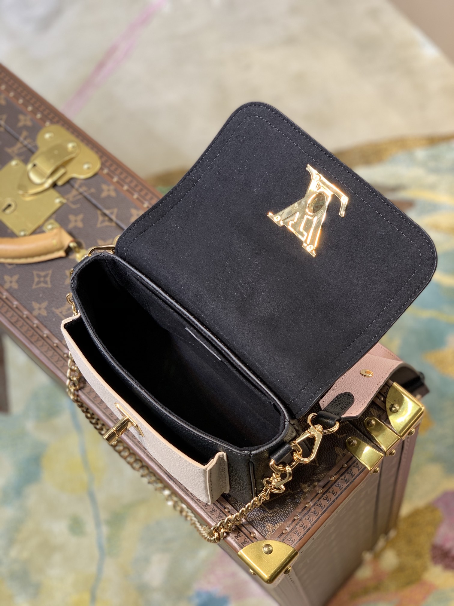 l**is V*t*n lockme tender handbags pm- m58554-19*13*8cm