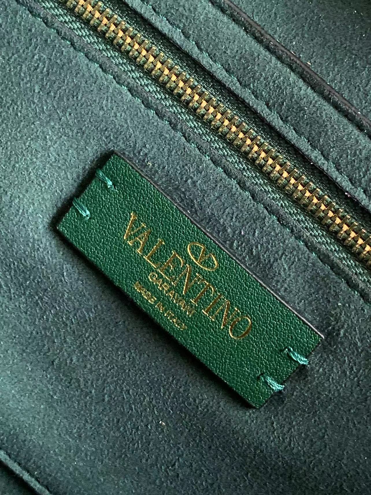 Valentino Roman Stud The Soulder BAG In Nappa With Chain-26x16x8CM