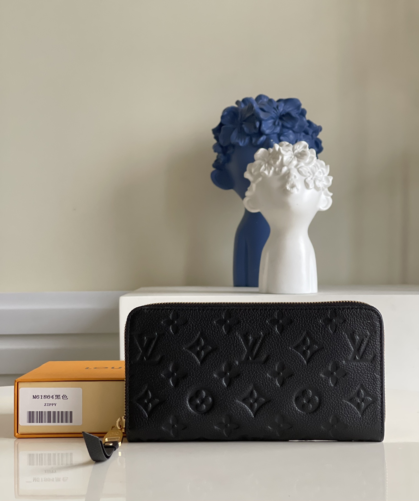 l**is V*t*n monogram empreinte wallet-9.5*10.5*2.5 cm