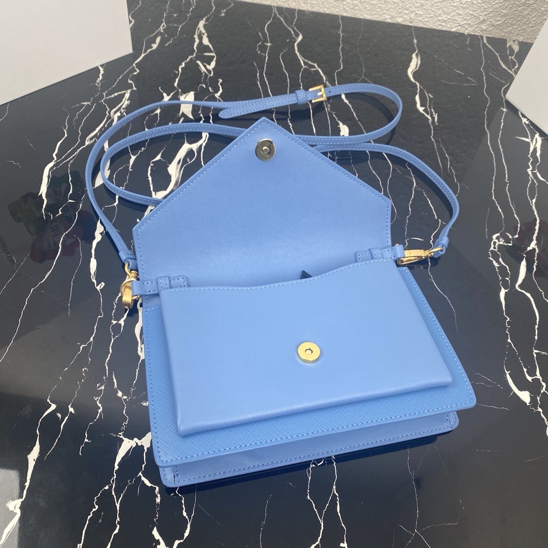 Pra*a 1bp020 saffiano chain bag-20*12*4cm