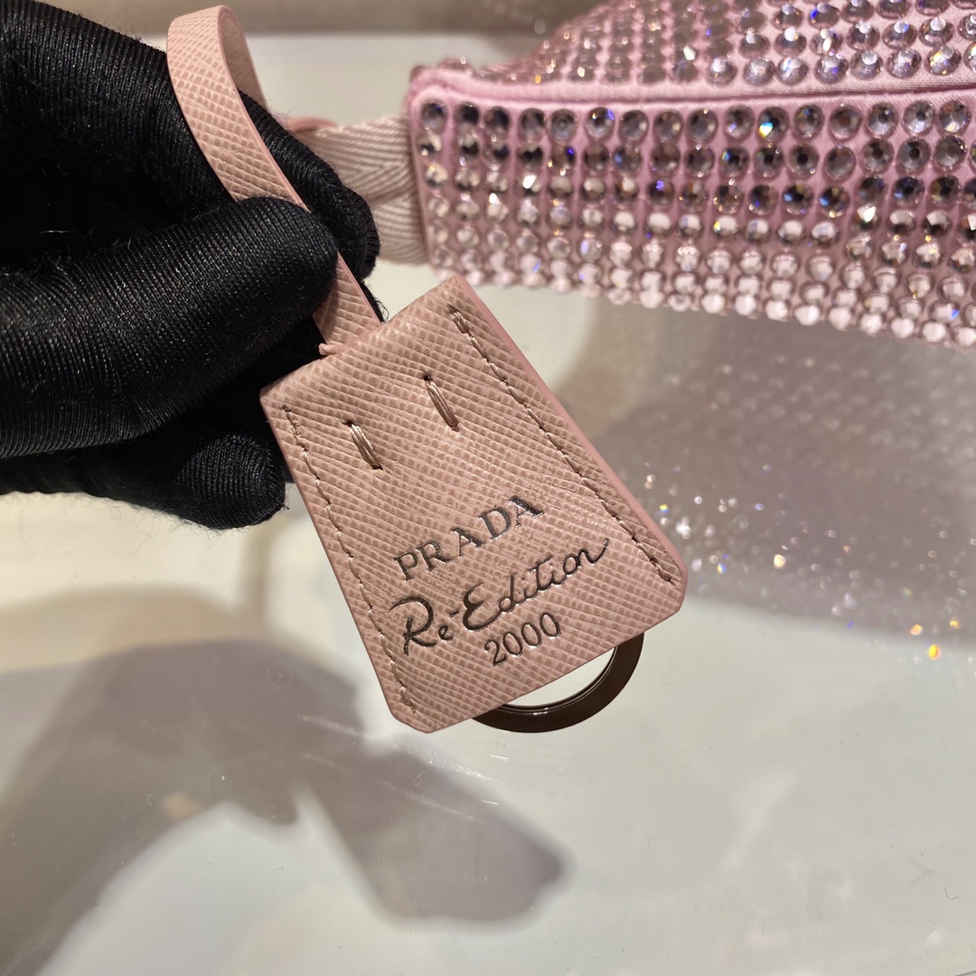 Pra*a nylon 1ne515 hobo bag-23*14*5cm