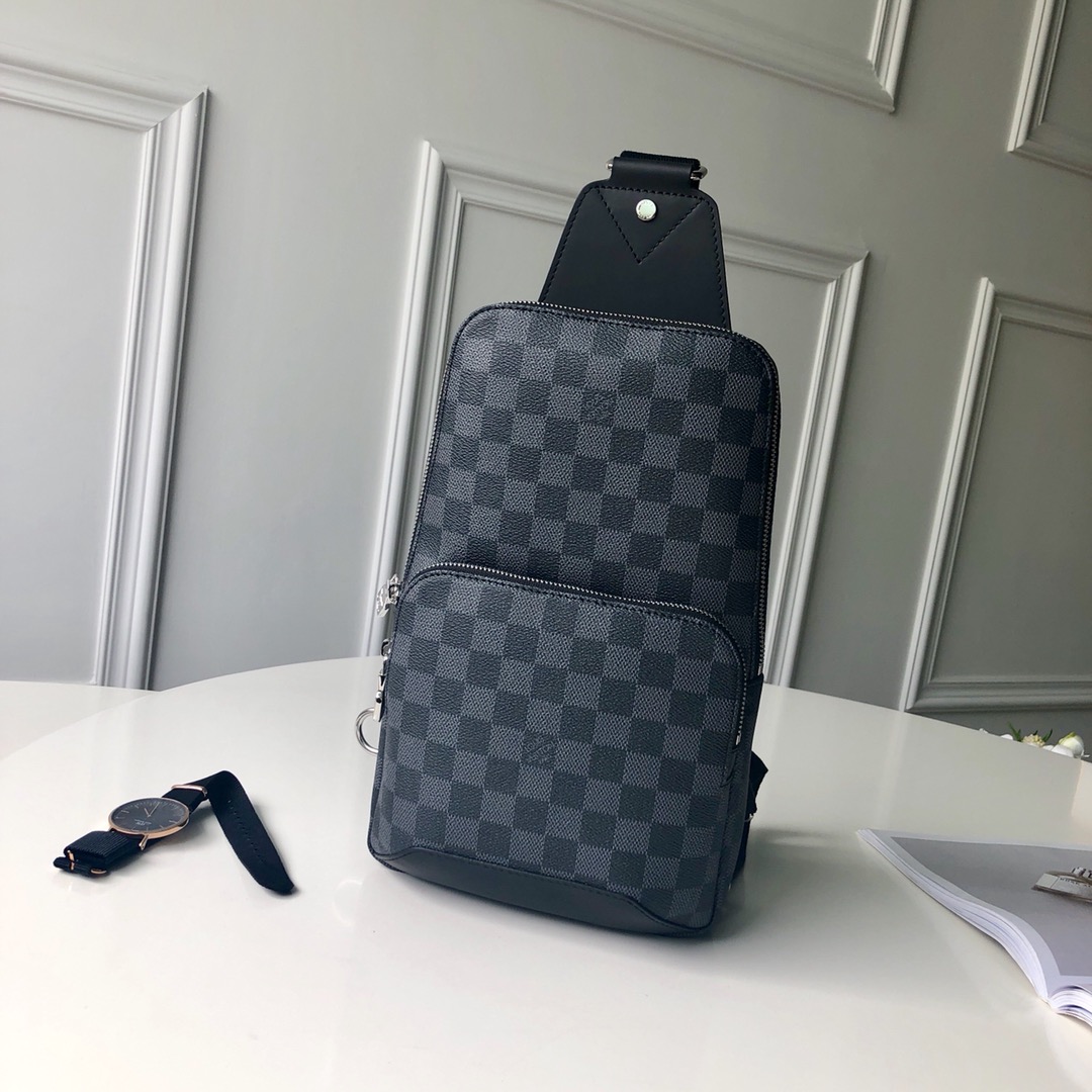 l**is V*t*n damier graphite avenue bag-20 *31 *10cm