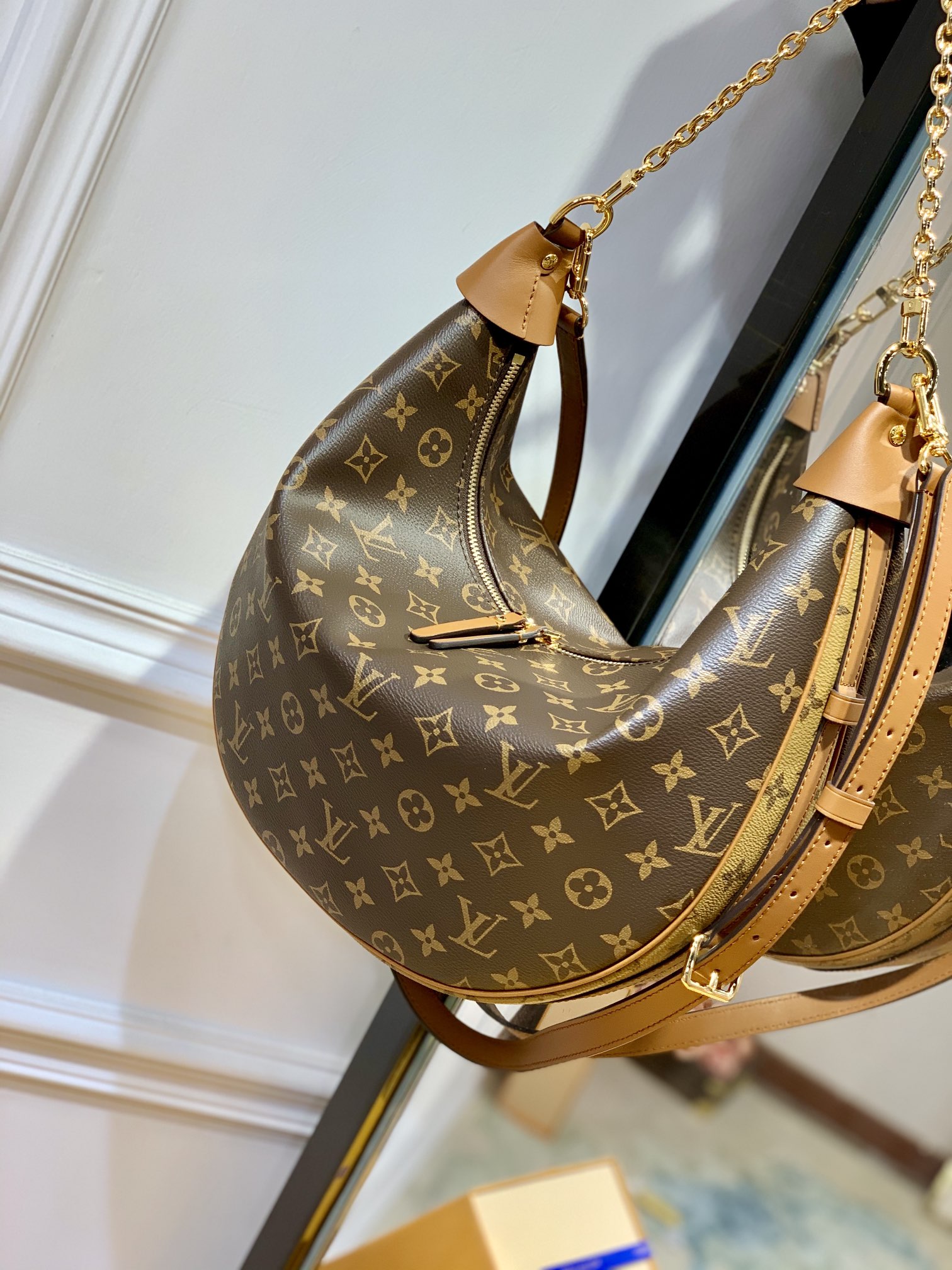 l**is V*t*n m46311 vintage marel bag-38*30*10cm