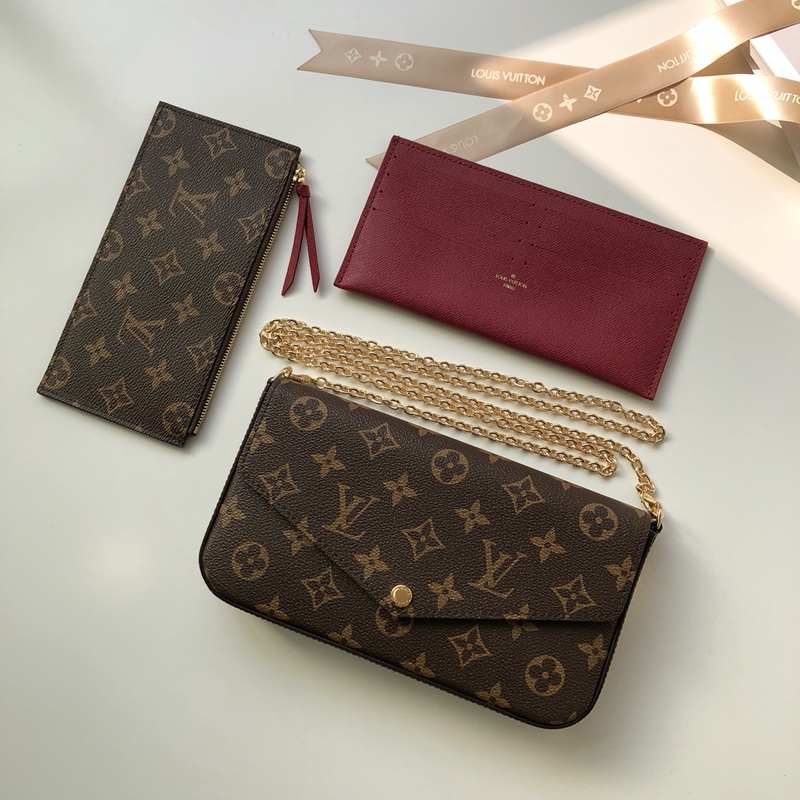 l**is V*t*n m61276 pochette félicie wallet -21*12*3cm