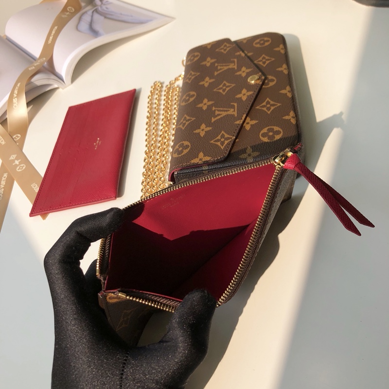 l**is V*t*n m61276 pochette félicie wallet -21*12*3cm