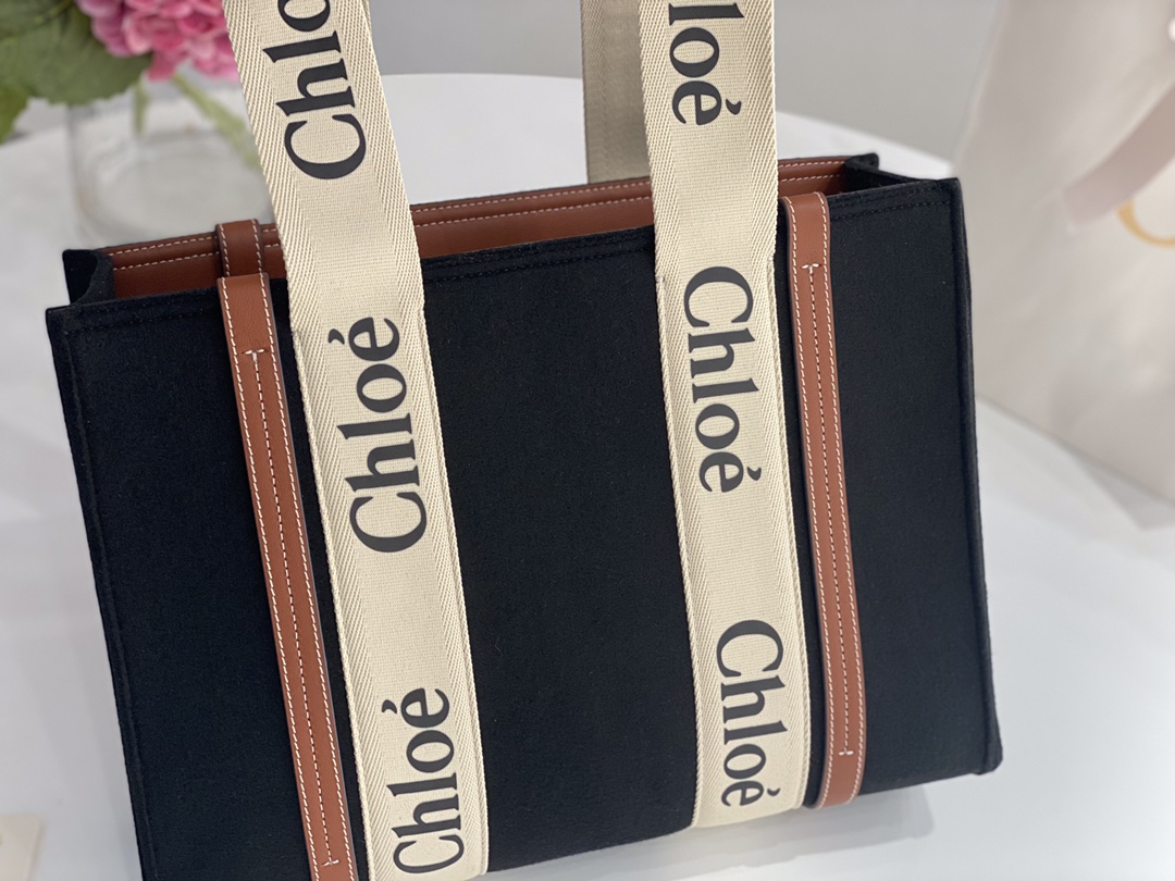 Chloe Woody Tote Bag