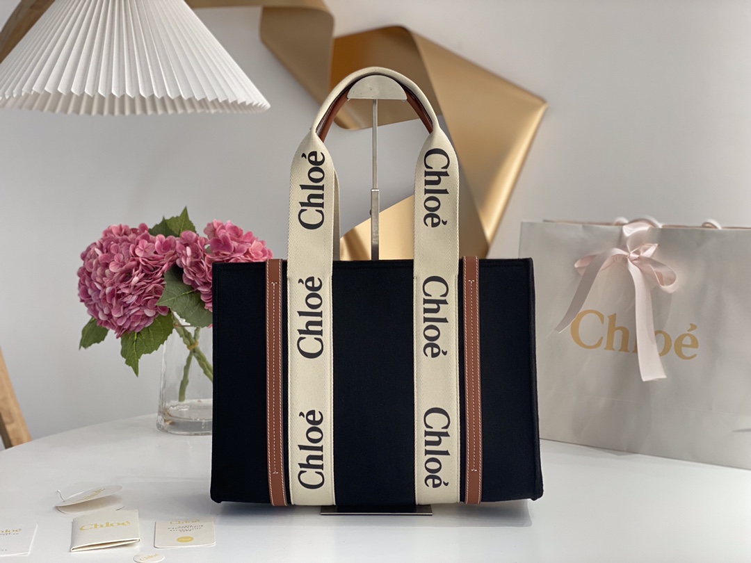 Chloe Woody Tote Bag