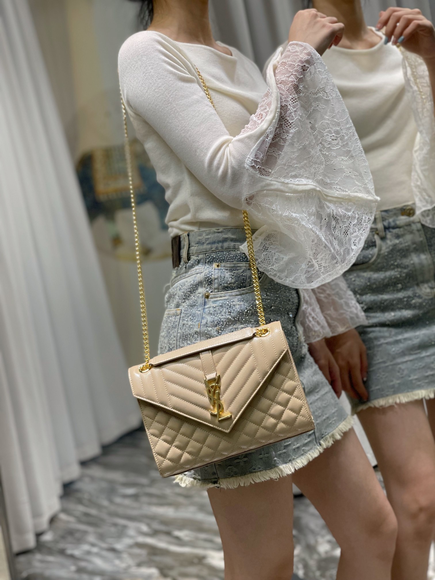 YSL Envelope Bag