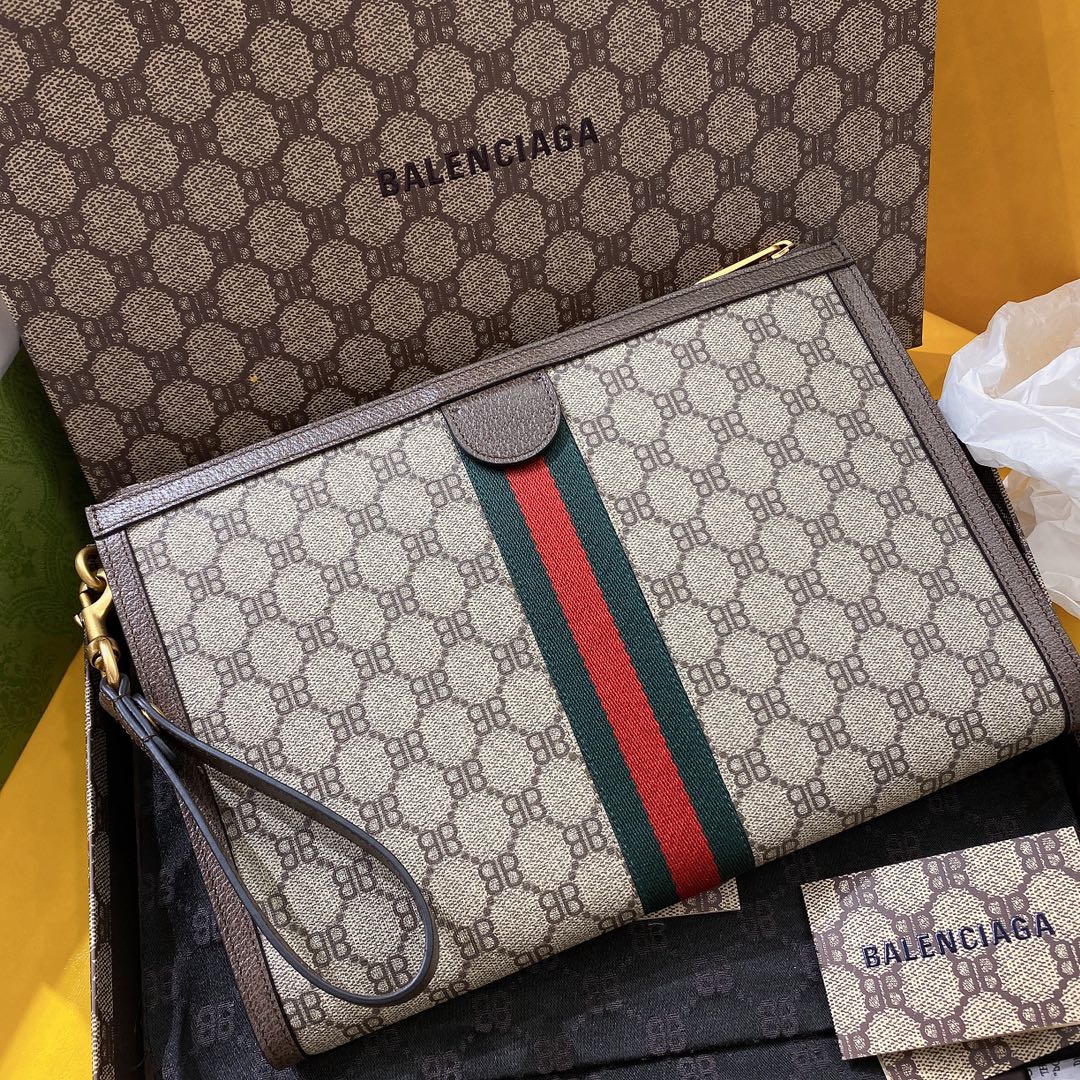 g*u*i&Ba*len*cia*ga pouch-30x20x3.5cm