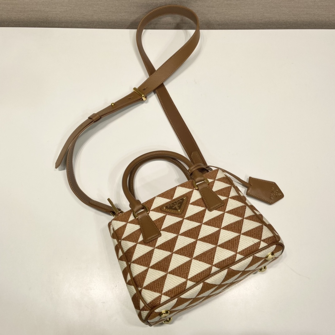 Pra*a borsa galleria in saffiano 1ba846-20*14*11cm
