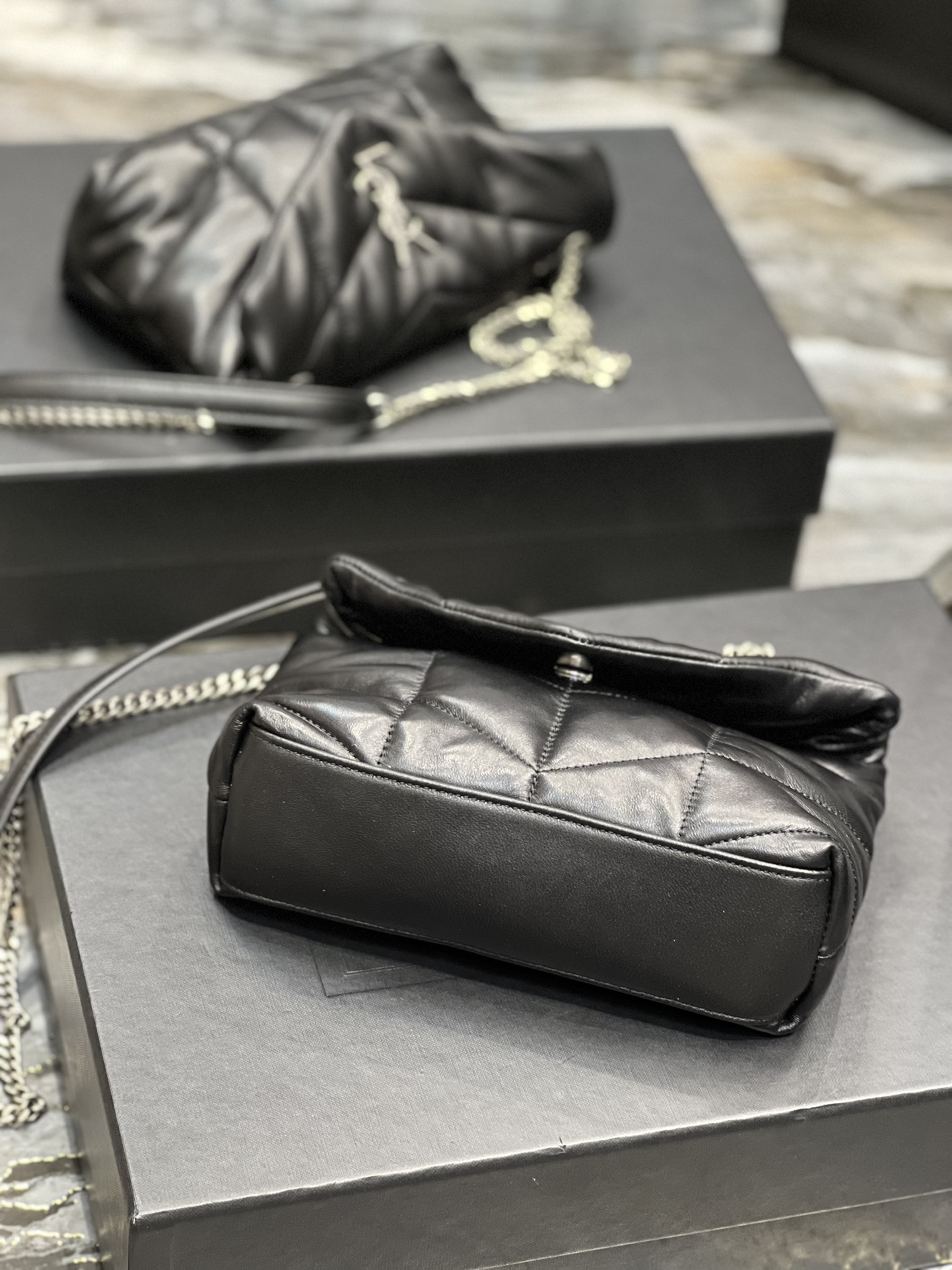 YSL Loulou Puffer-Lambskin Leather