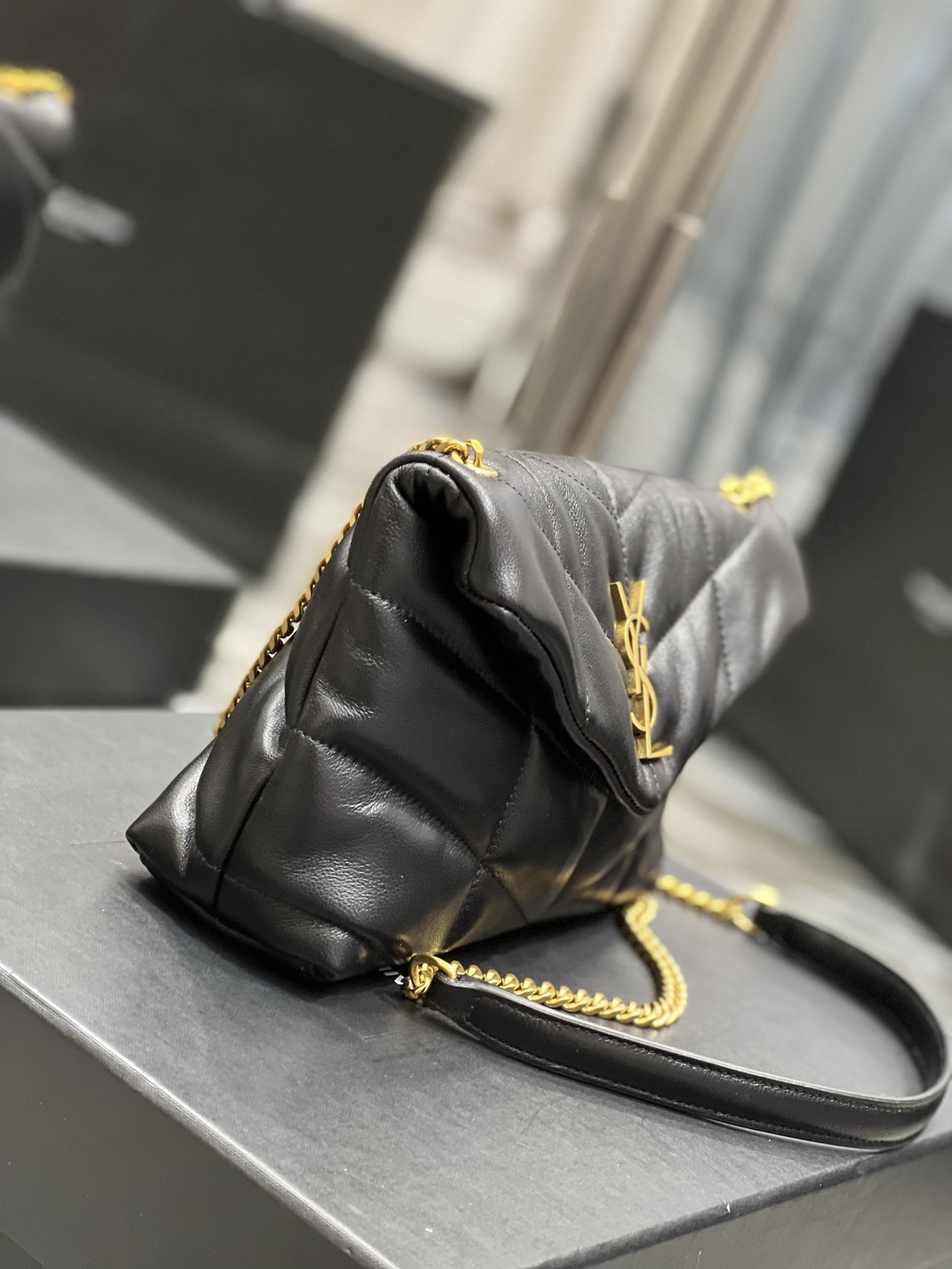YSL Loulou Puffer-Lambskin Leather