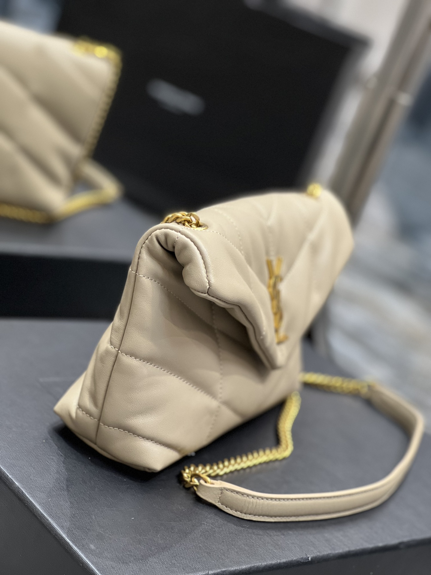 YSL Loulou Puffer-Lambskin Leather