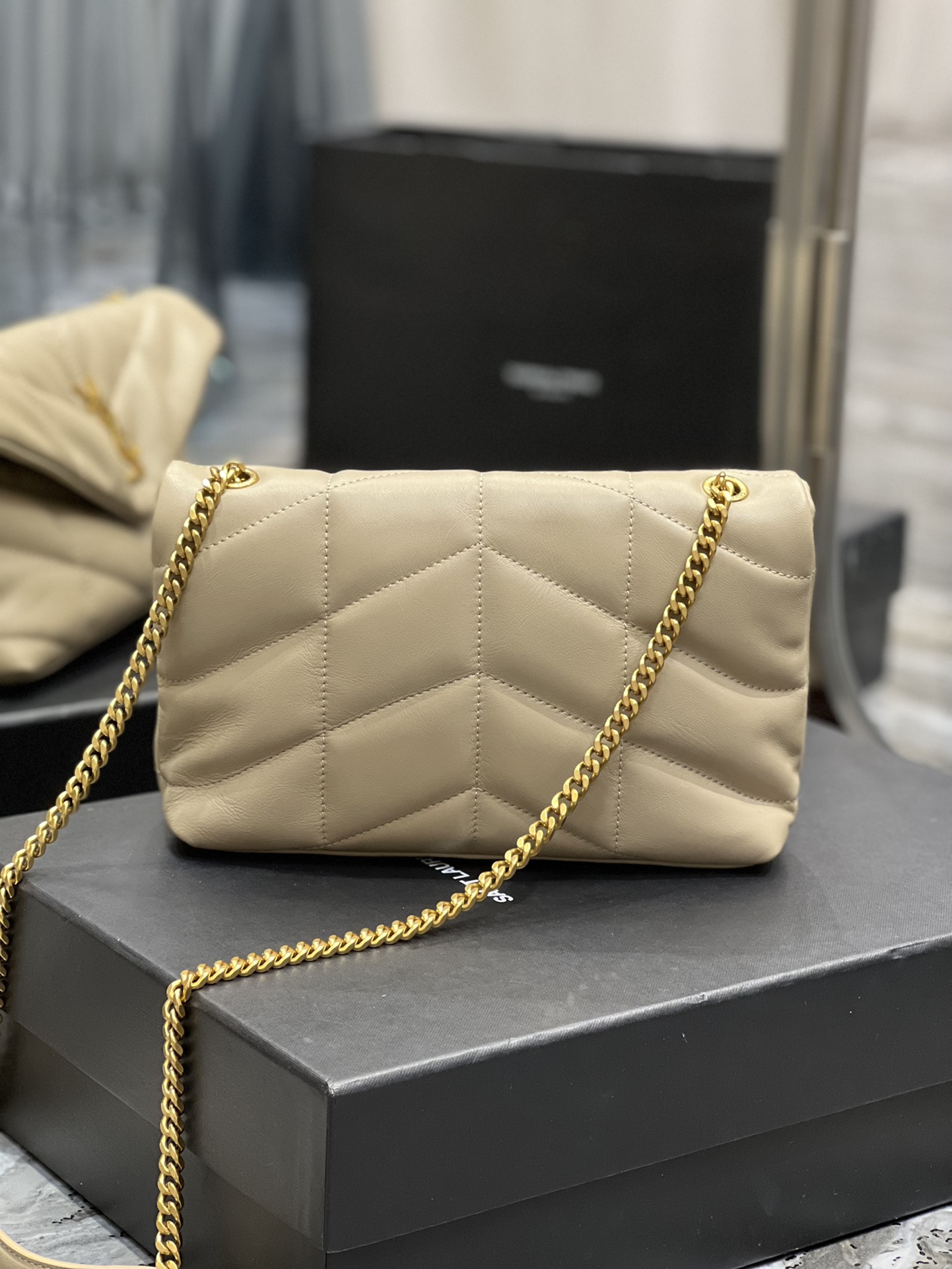YSL Loulou Puffer-Lambskin Leather