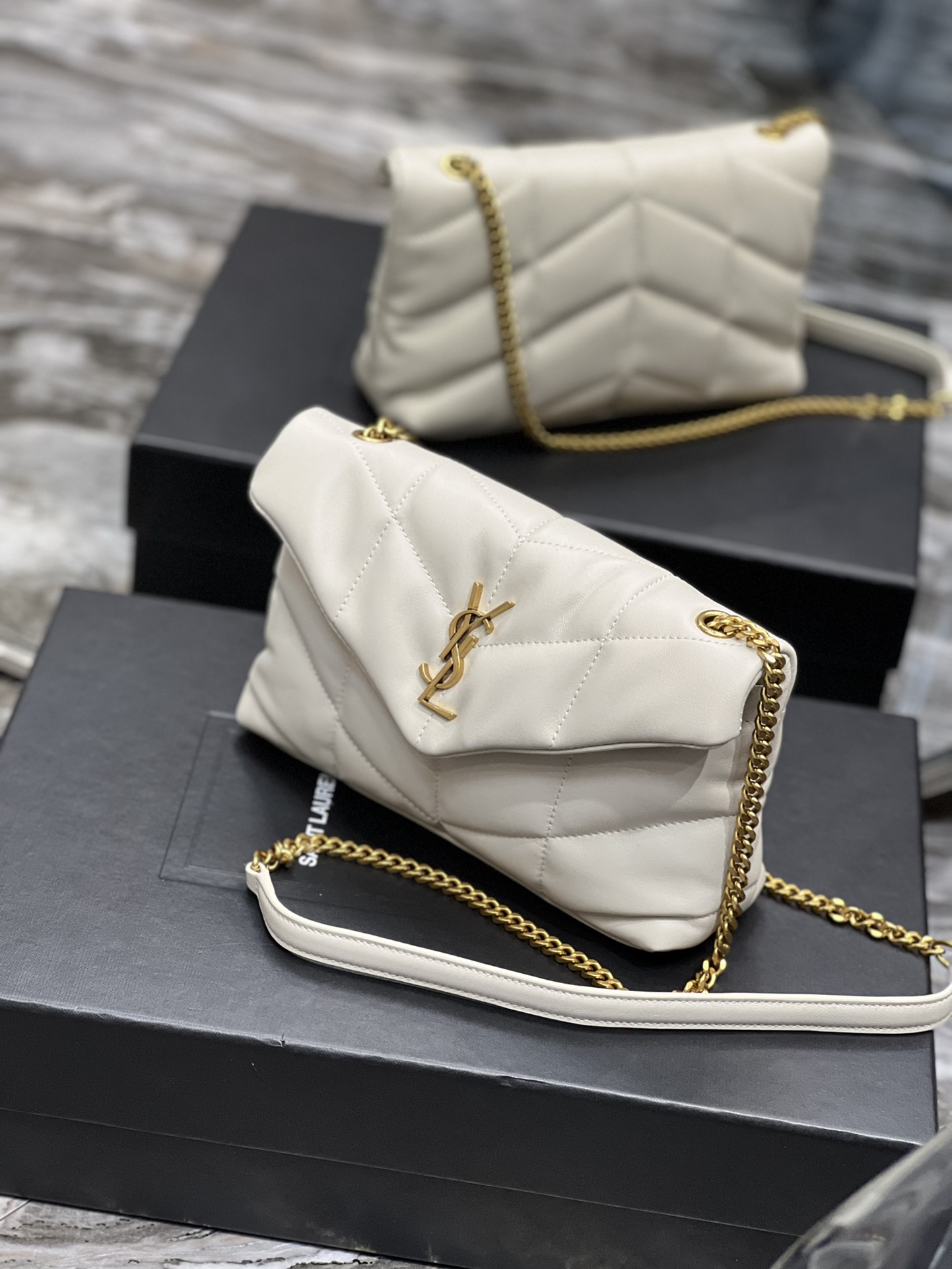 YSL Loulou Puffer-Lambskin Leather