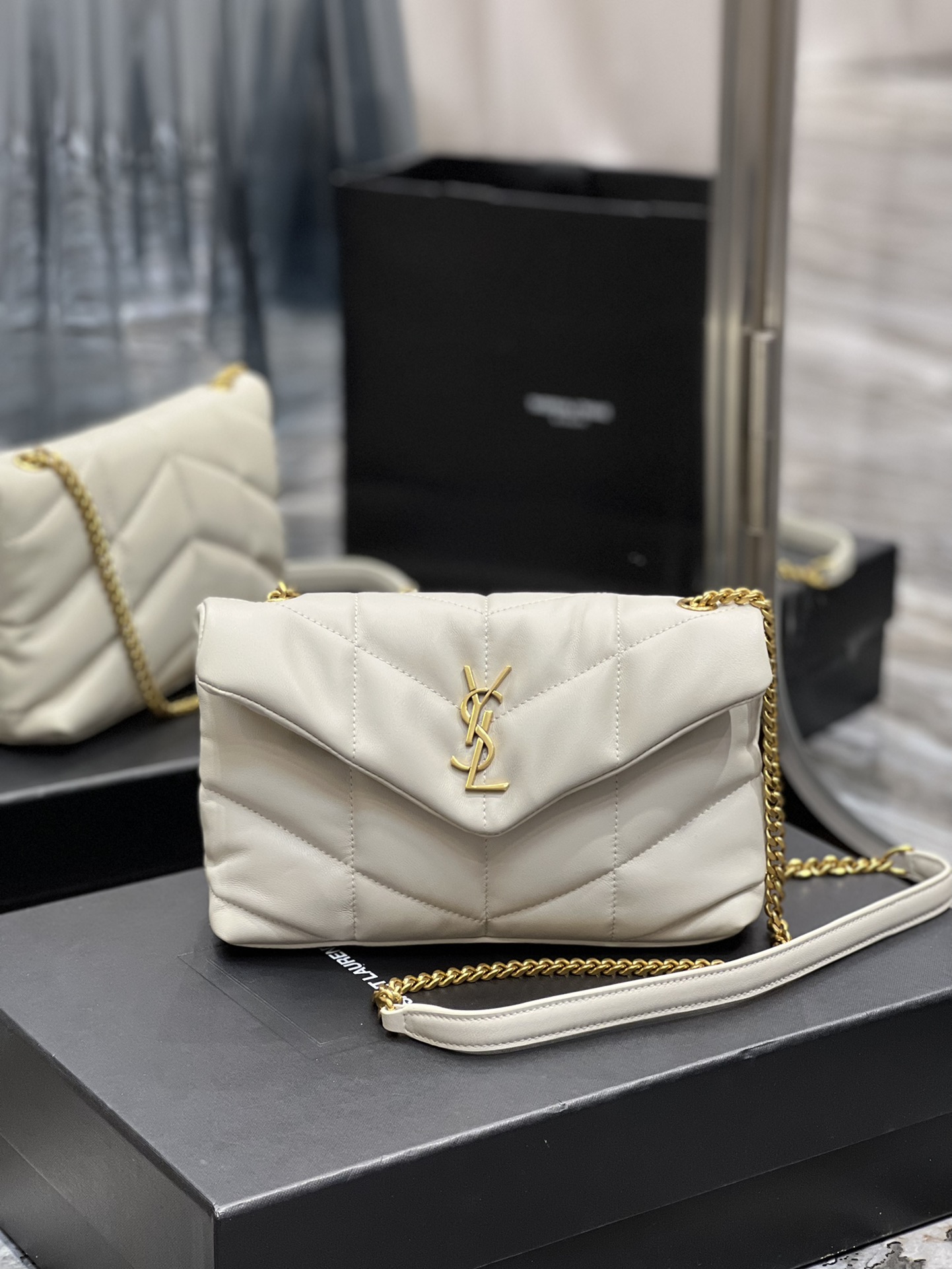 YSL Loulou Puffer-Lambskin Leather