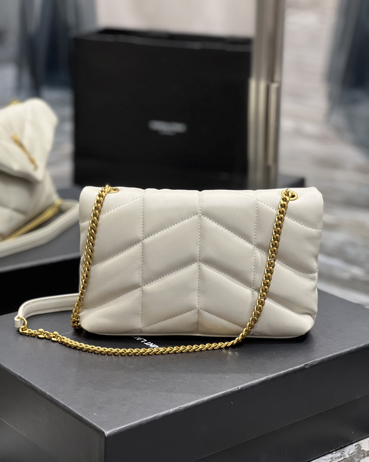 YSL Loulou Puffer-Lambskin Leather