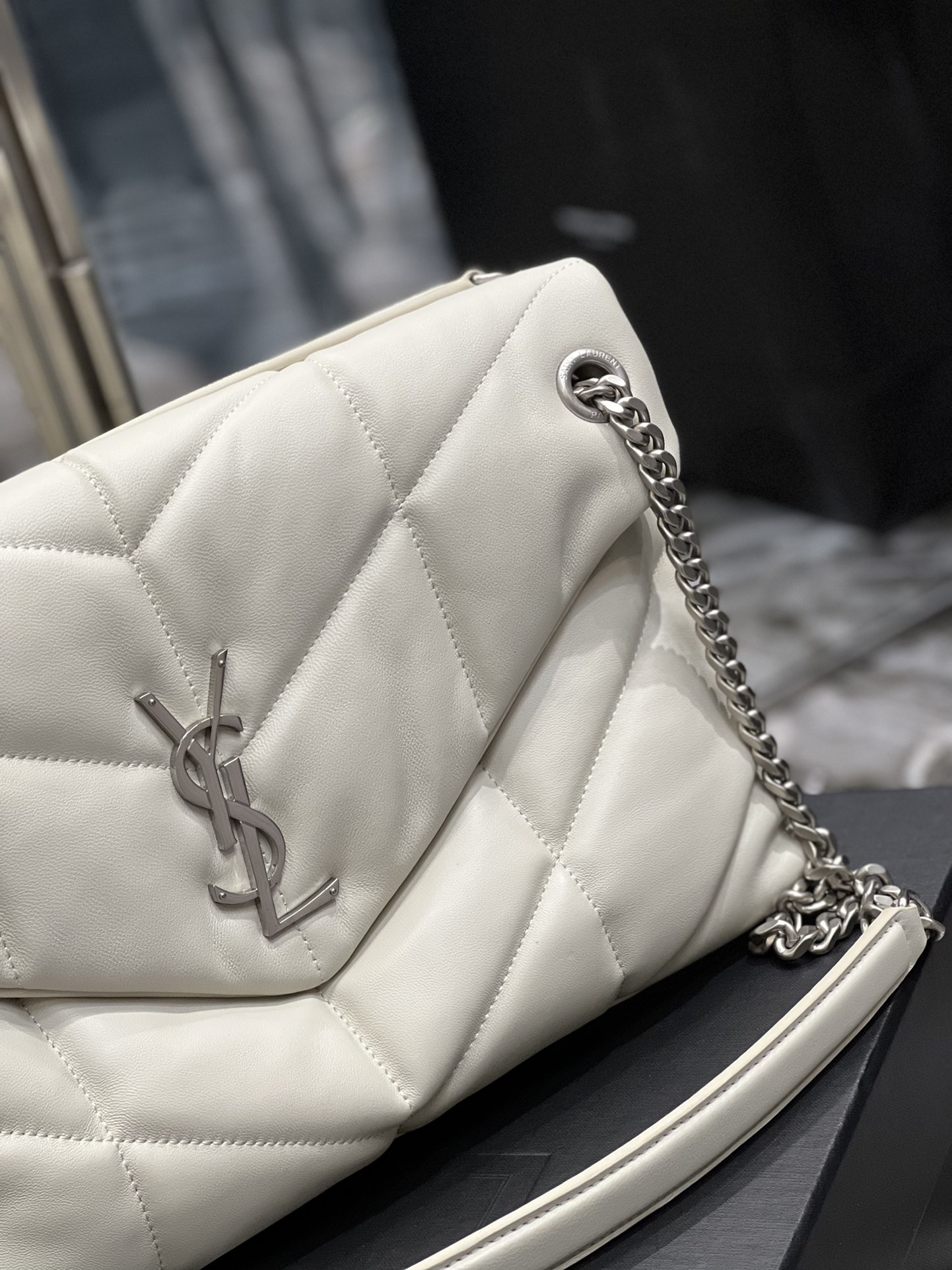 YSL Loulou Puffer-Lambskin Leather