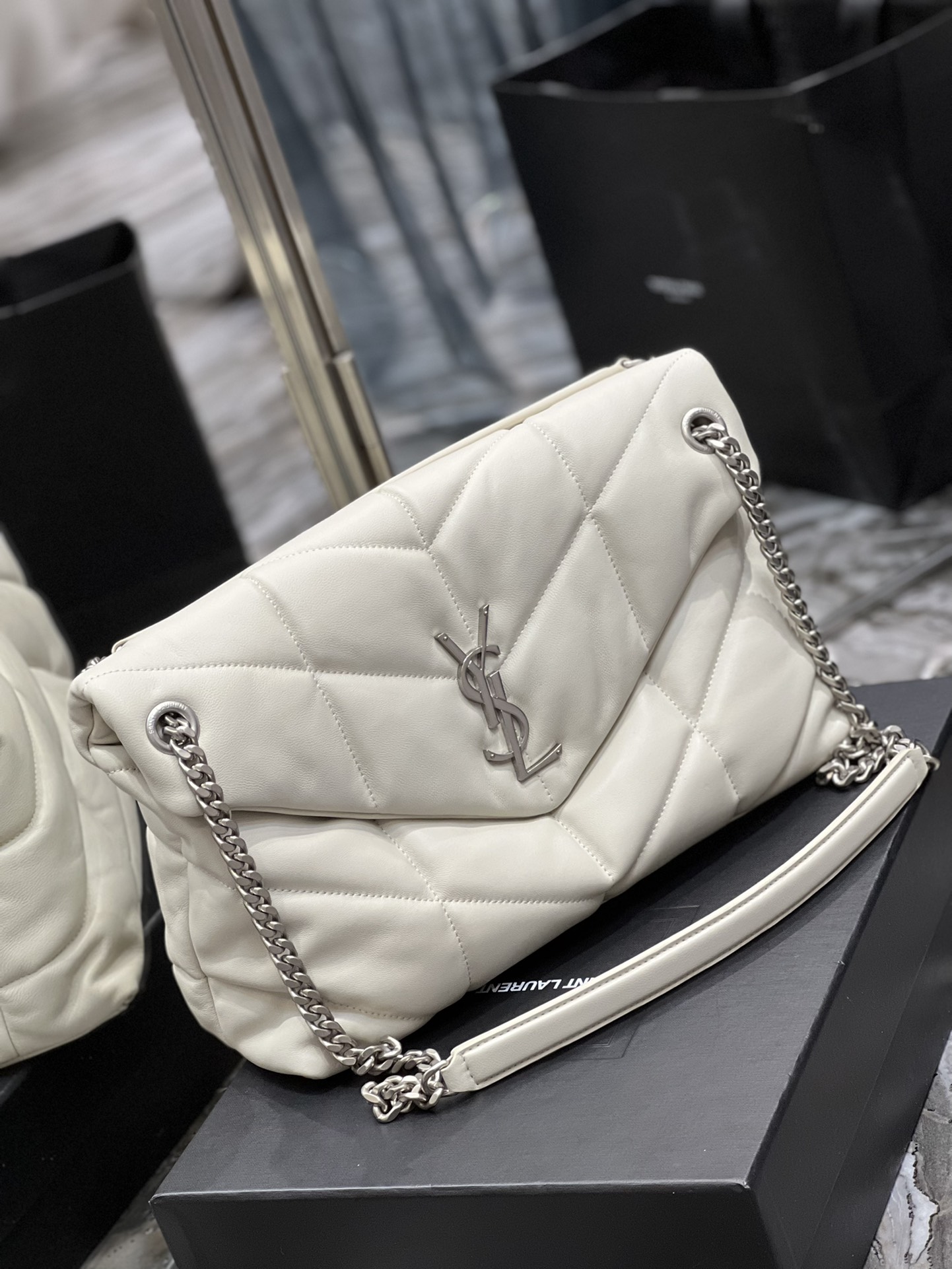 YSL Loulou Puffer-Lambskin Leather