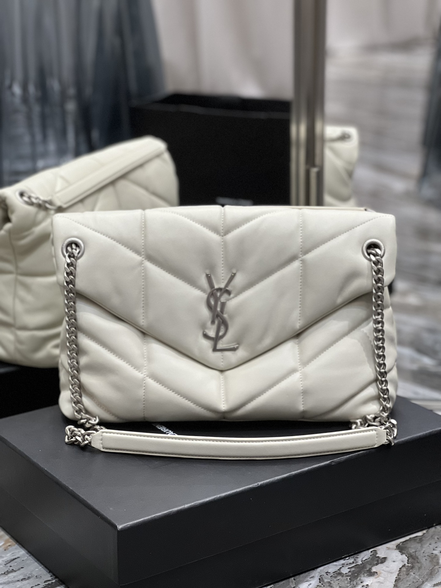 YSL Loulou Puffer-Lambskin Leather