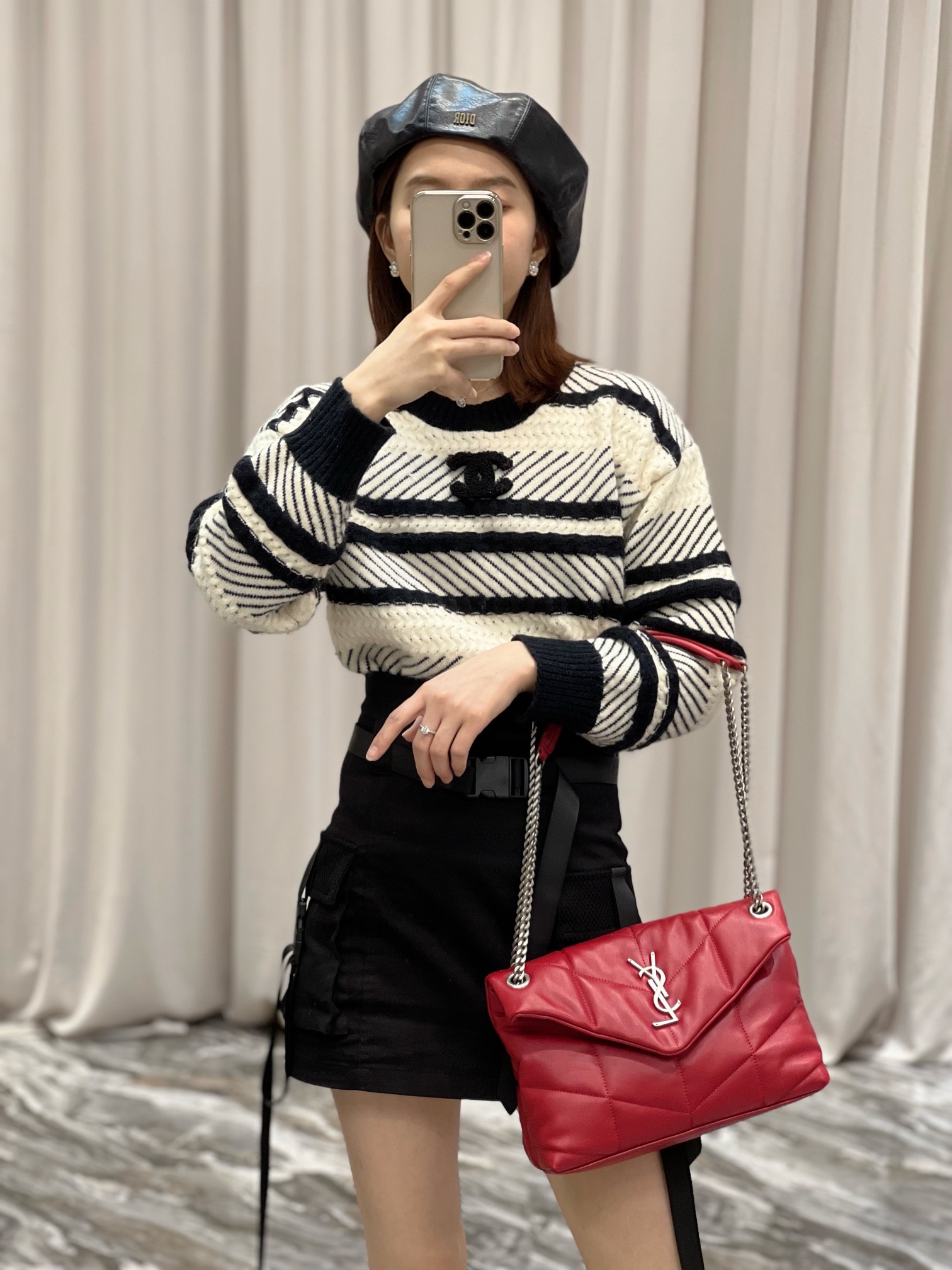YSL Loulou Puffer-Lambskin Leather
