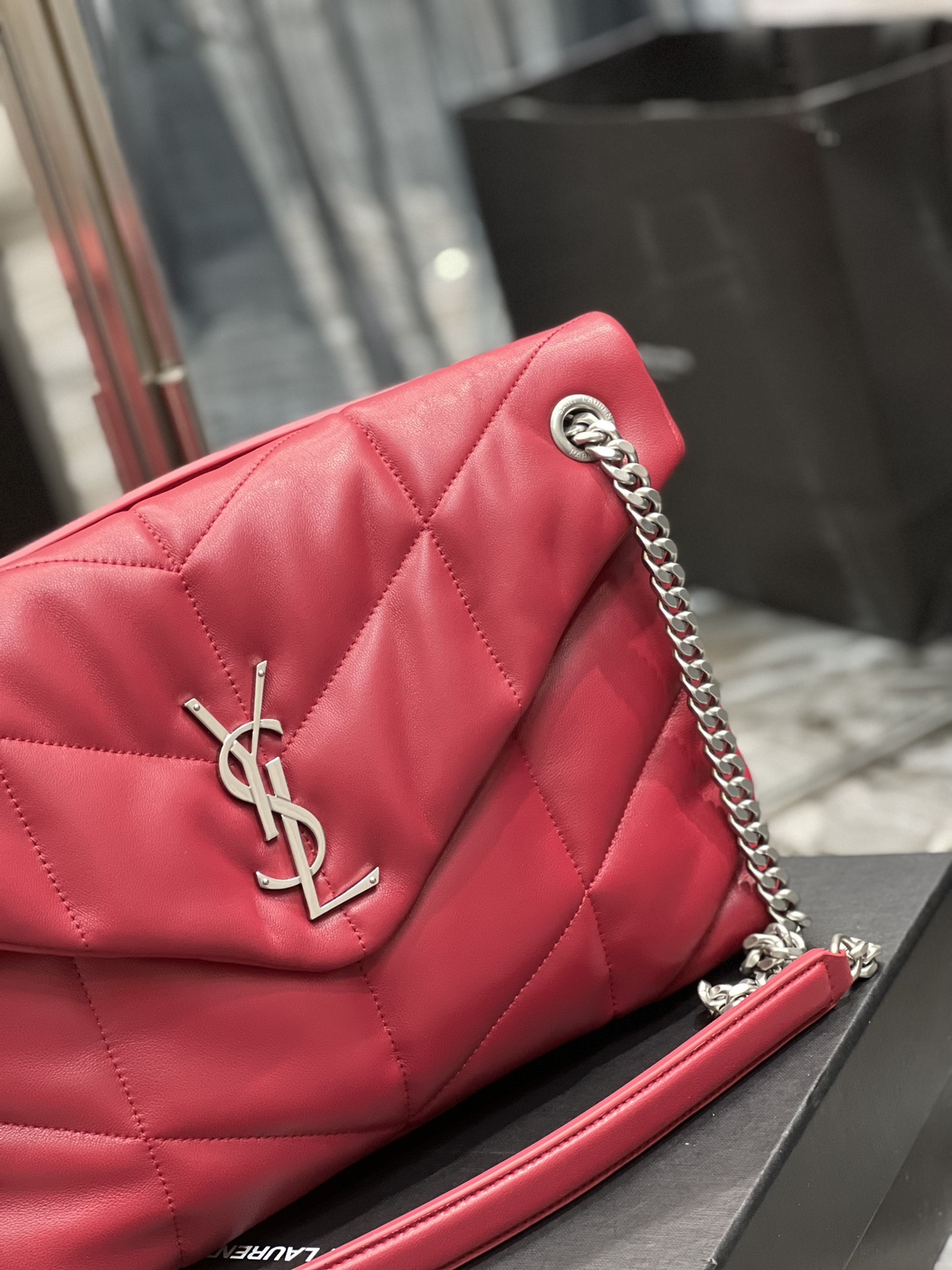YSL Loulou Puffer-Lambskin Leather