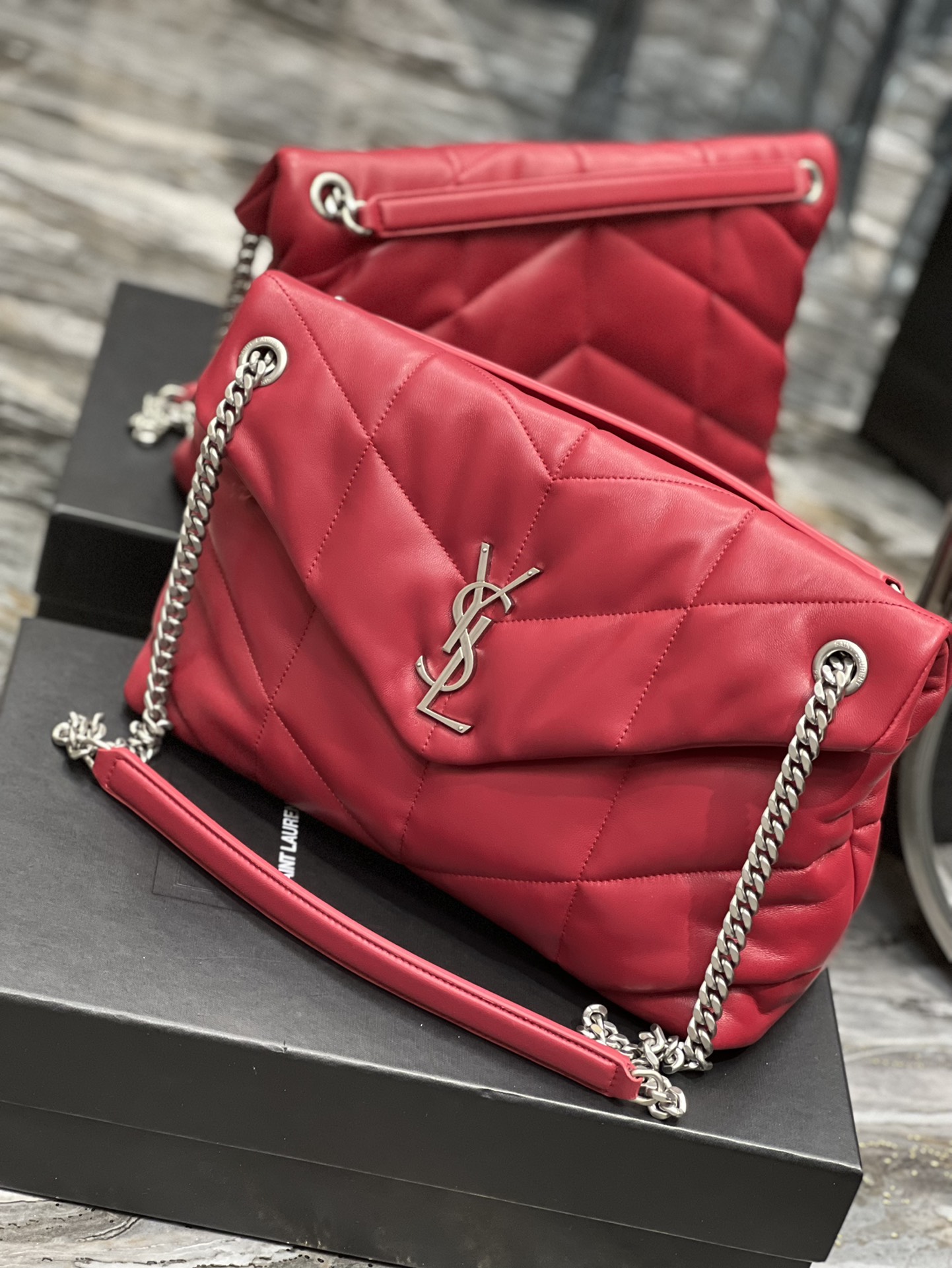 YSL Loulou Puffer-Lambskin Leather