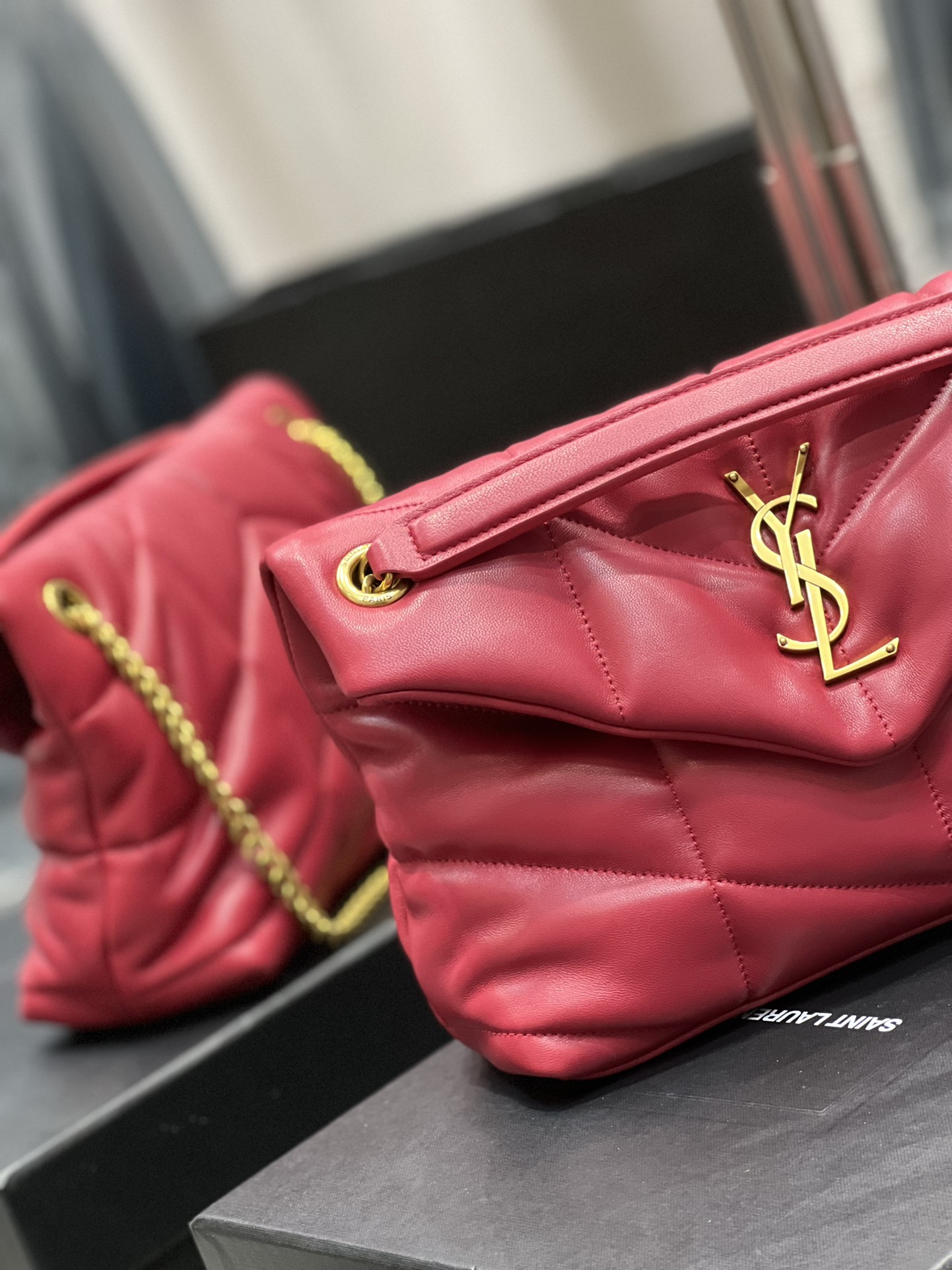 YSL Loulou Puffer-Lambskin Leather