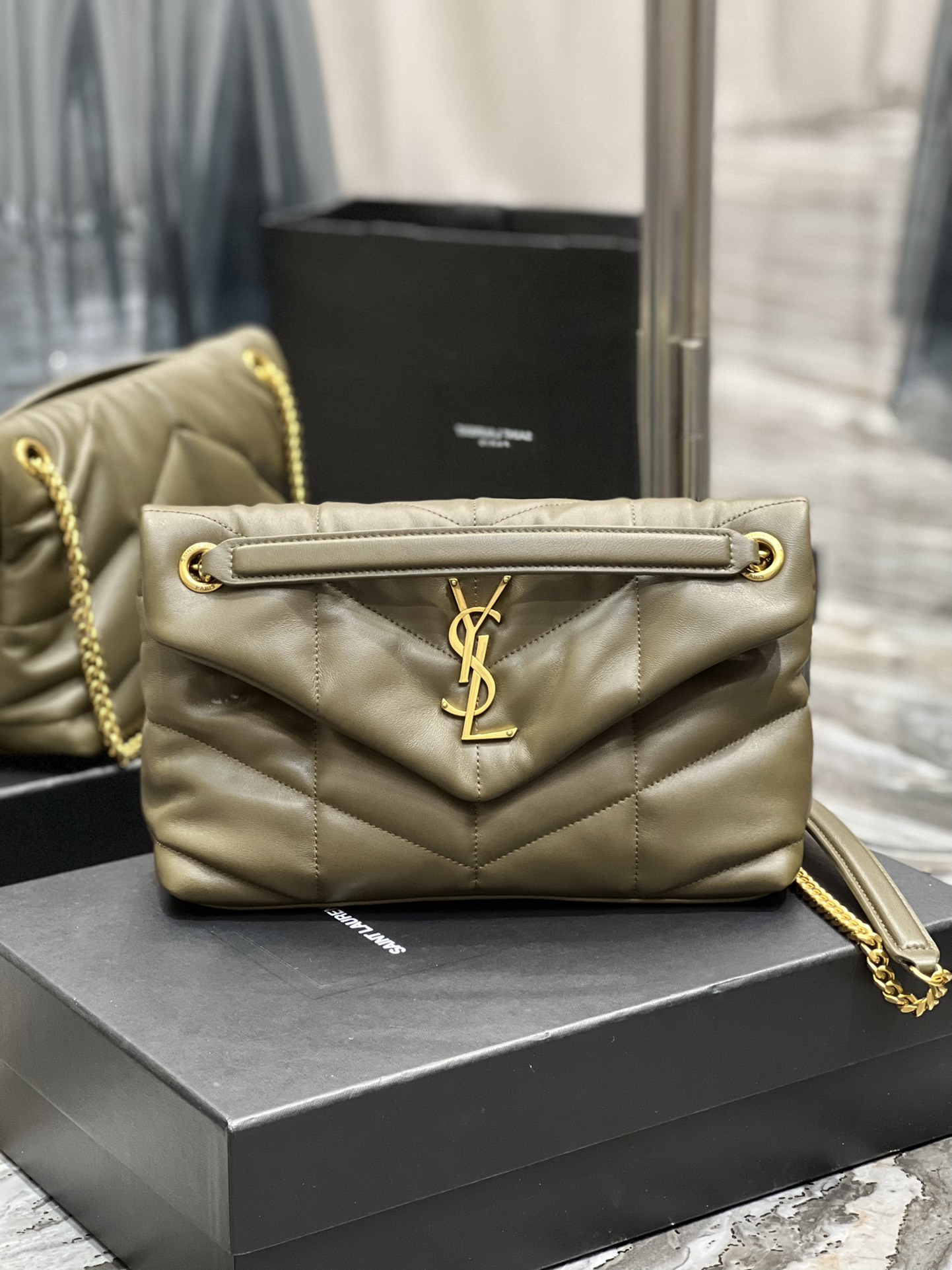 YSL Loulou Puffer-Lambskin Leather