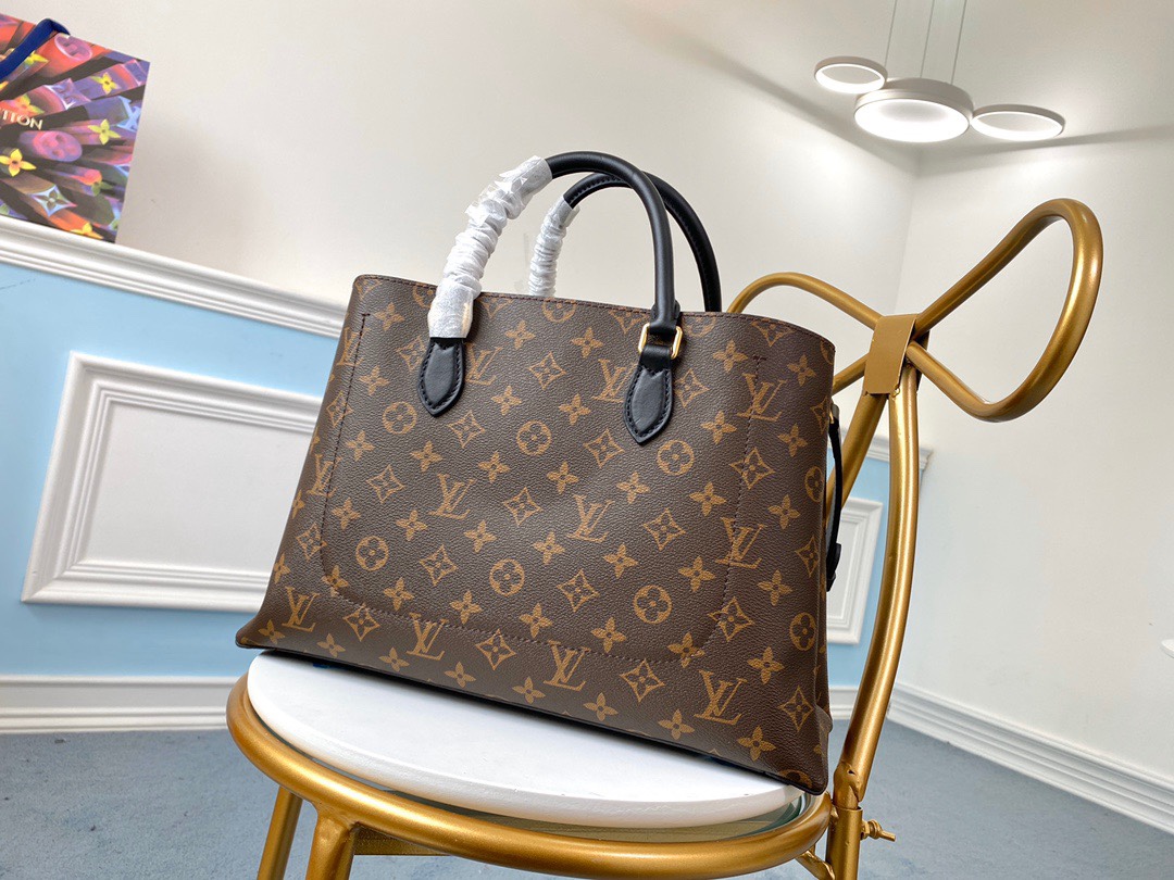 l**is V*t*n flower tote monogram canvas m43550-34*24*13cm