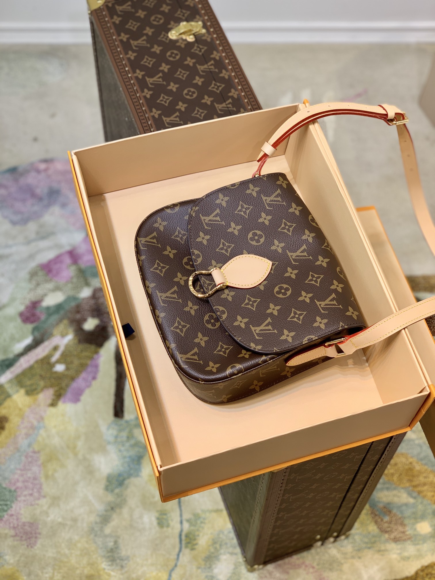 l**is V*t*n vintage saint cloud handbags -m51245-26*7*21cm