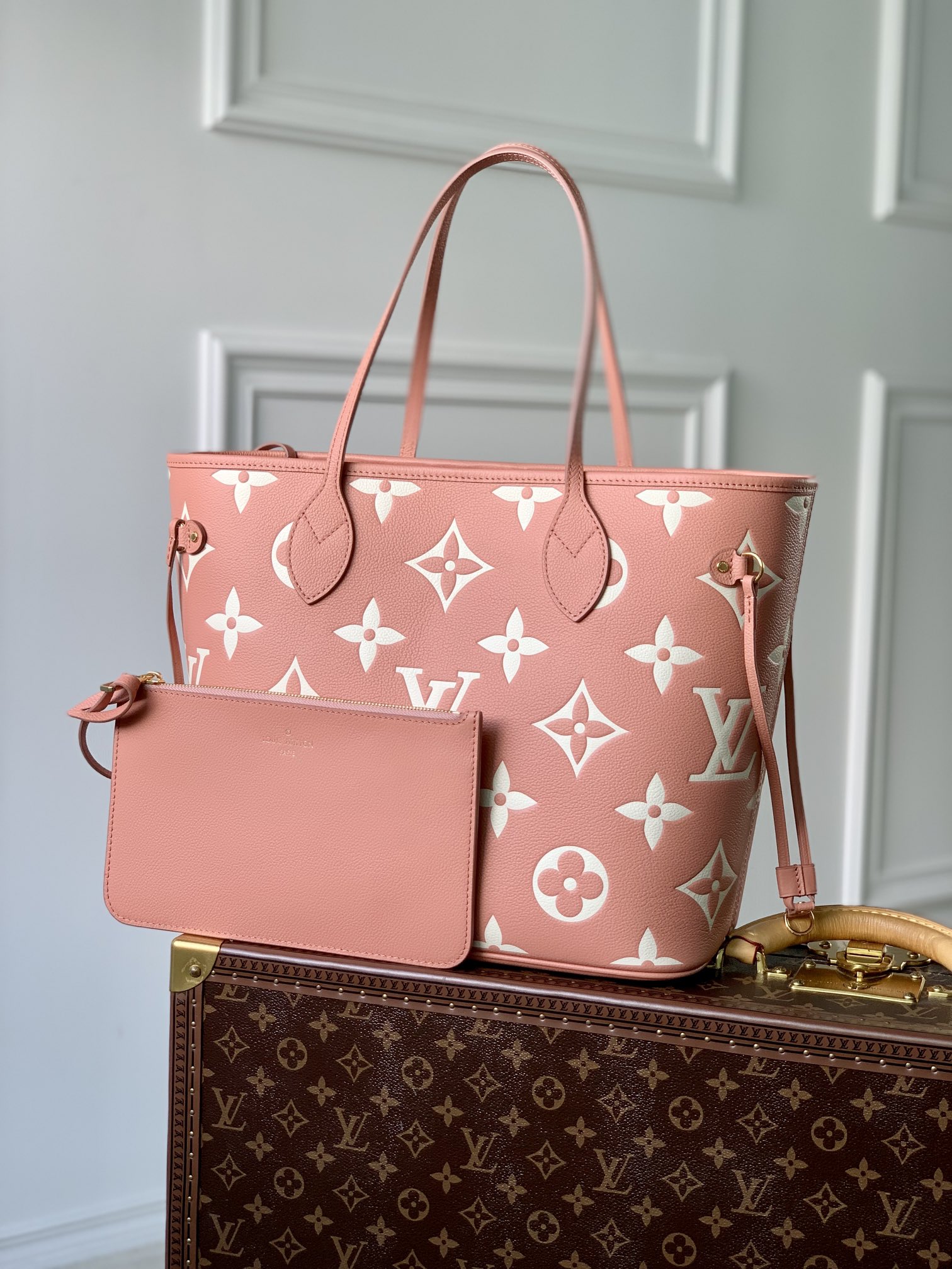 l**is V*t*n neverfull mm (red inside) -32*29*17cm