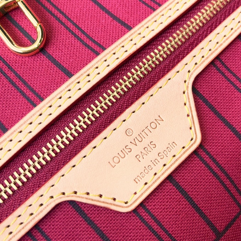 l**is V*t*n neverfull gm (rose red inside) -40*33*20cm