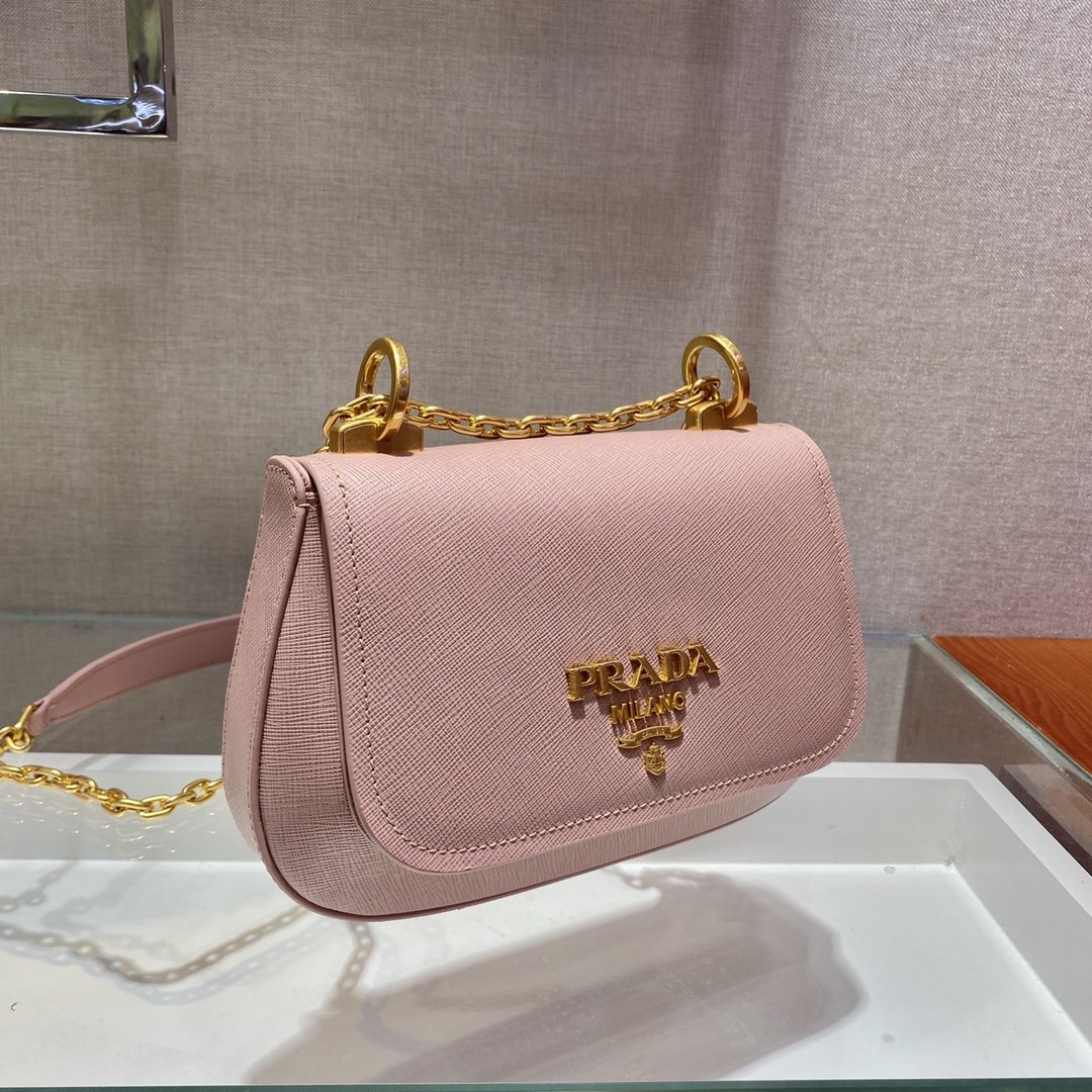 Pra*a saffiano chain bag1bd275-22*14*7cm