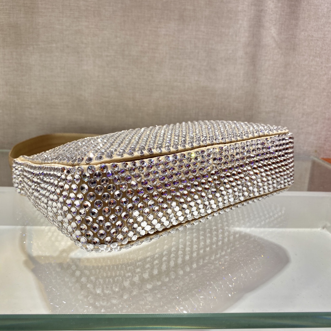 Pra*a nylon 1ne515 hobo bag-23*14*5cm