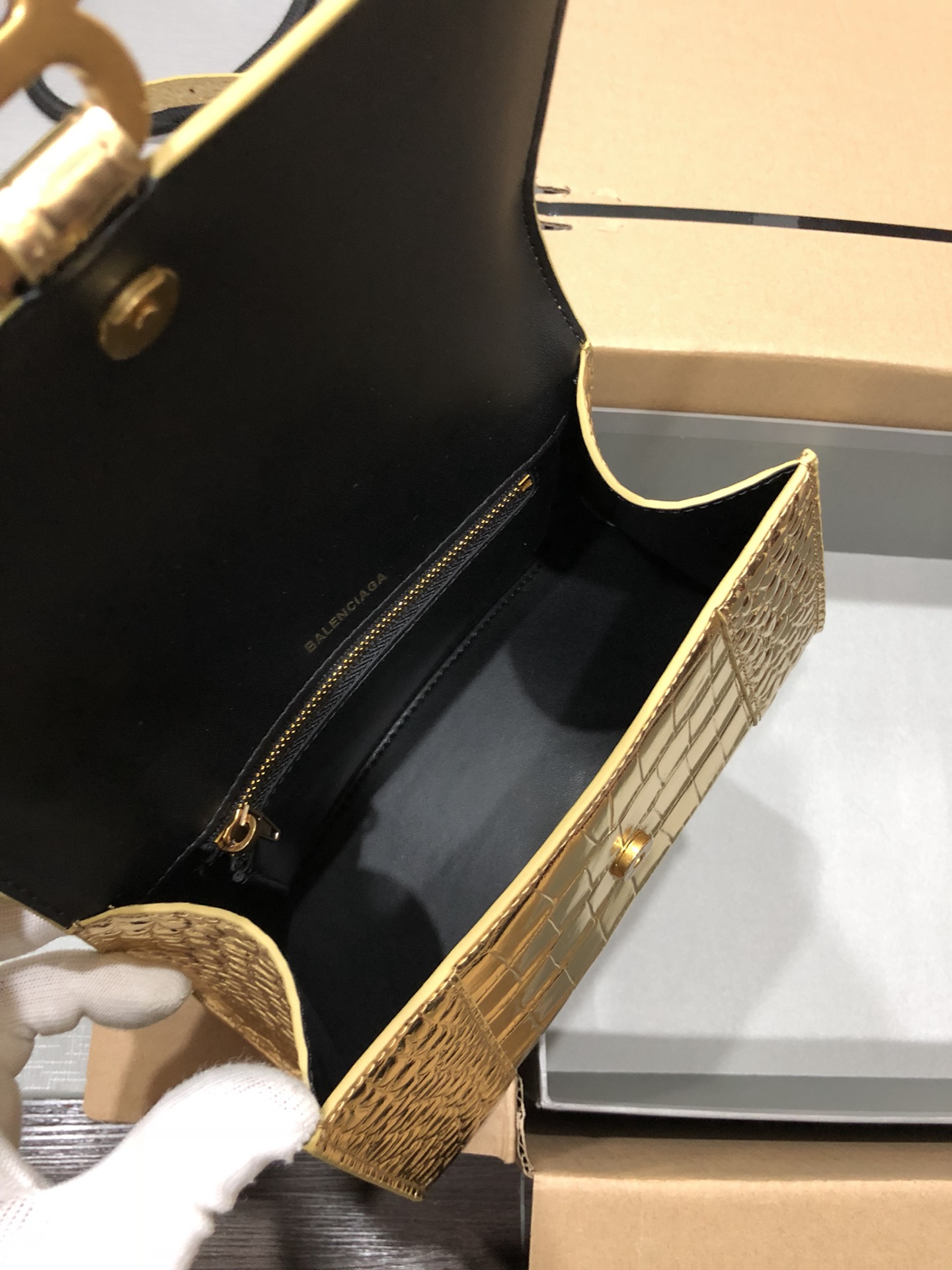 Ba*len*cia*ga hourglass bag-23x10x24cm