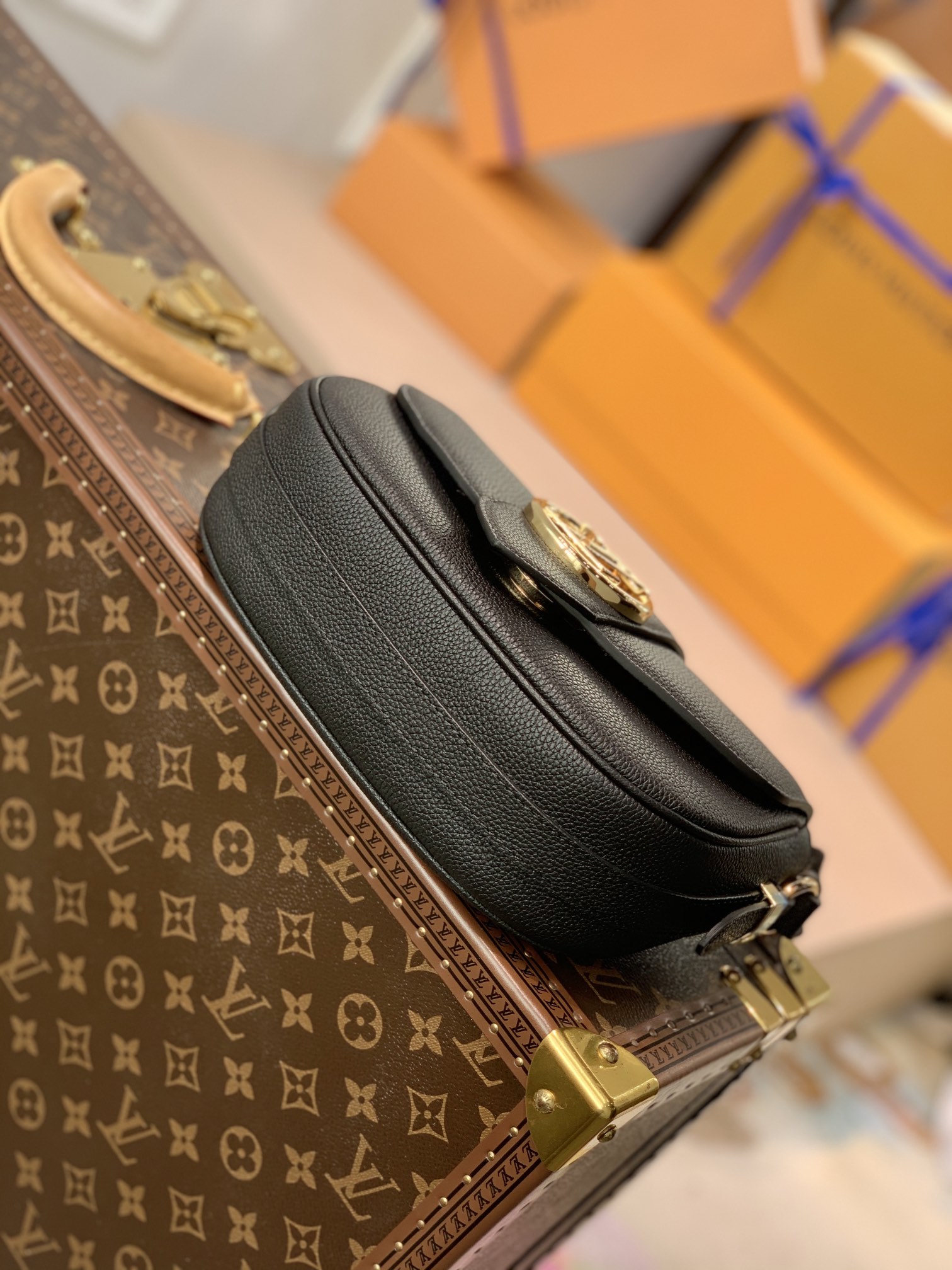 l**is V*t*n pont 9 soft handbags-m58967-25*17.5*8cm