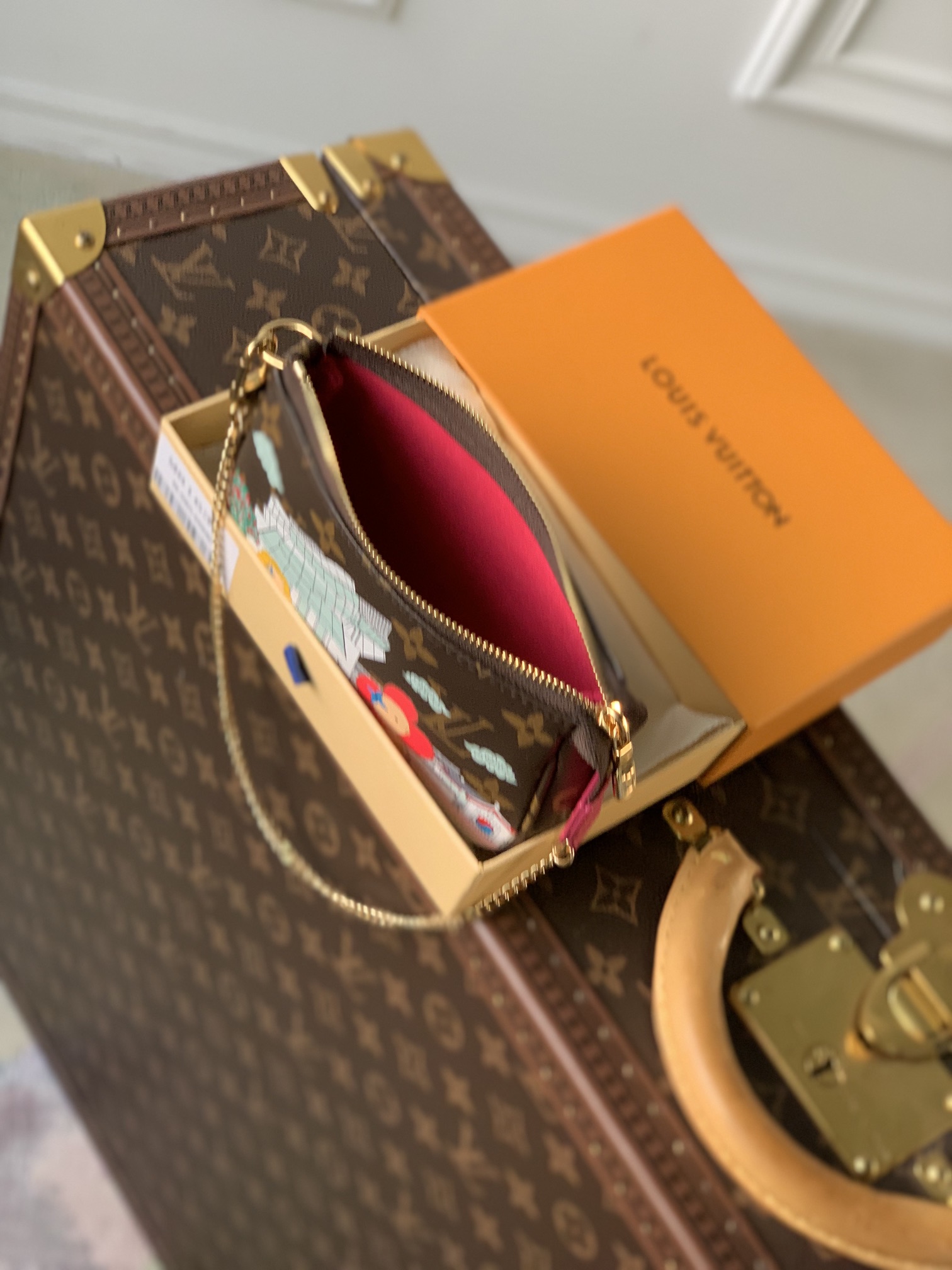 l**is V*t*n mini pochette accessoires-15*9.5*3cm