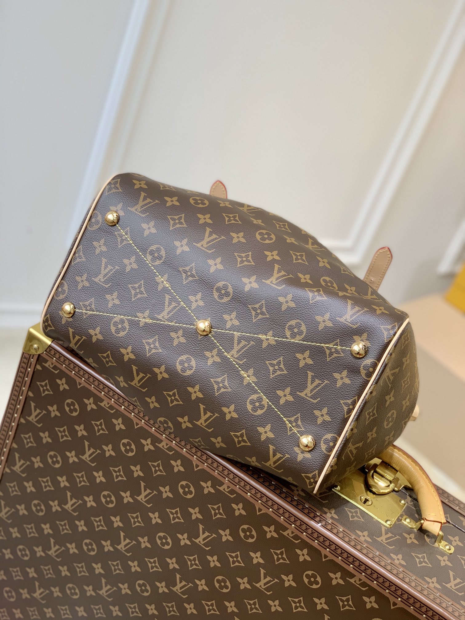 l**is V*t*n bowling tote-m40144-46*28*20cm