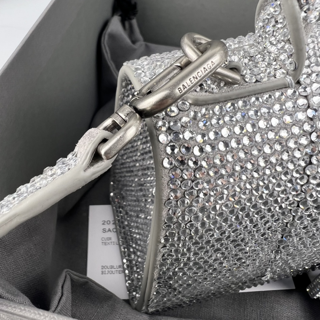 Ba*len*cia*ga small hourglass bag-13*8*19cm