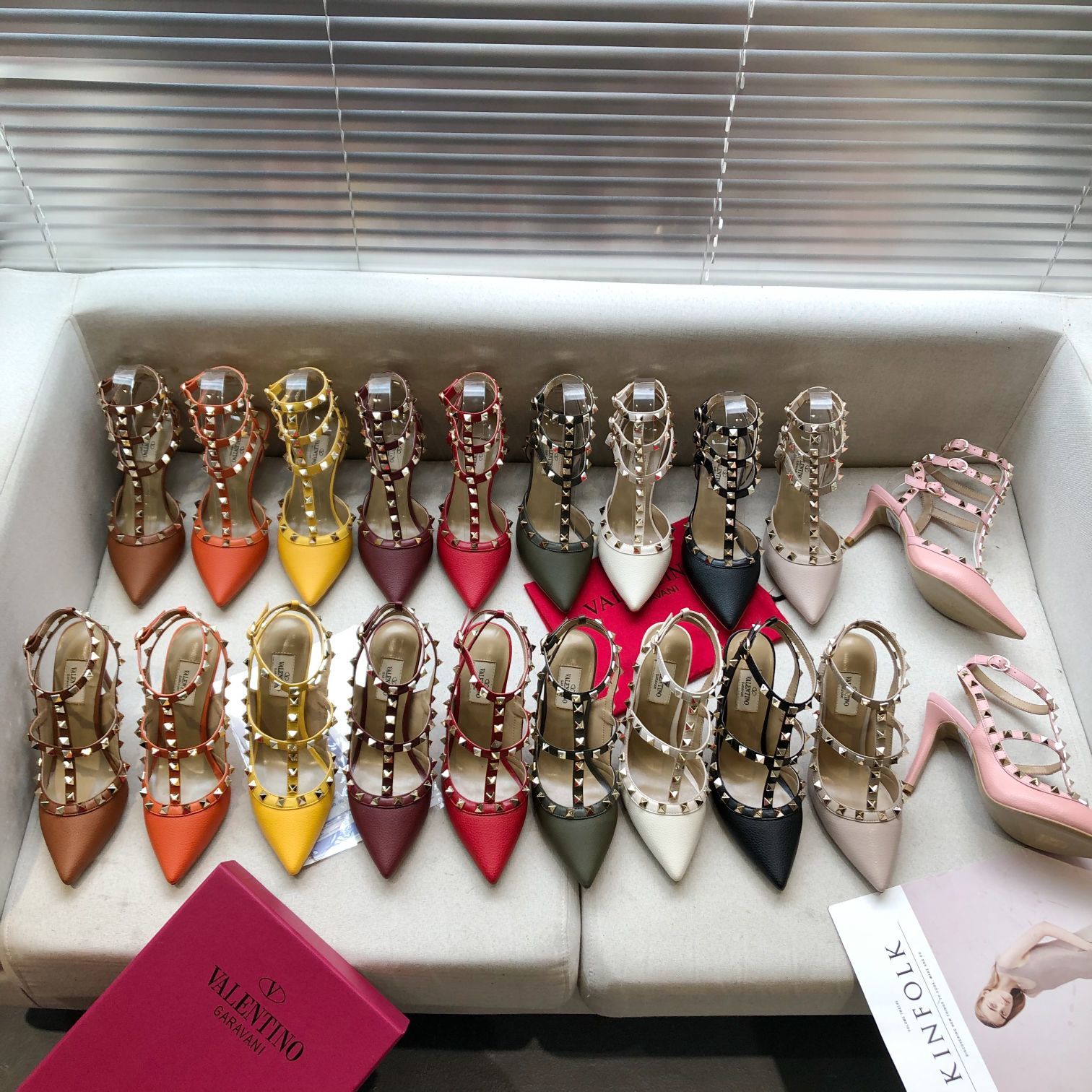 Valentino Heels-Patent Leather-9.5CM