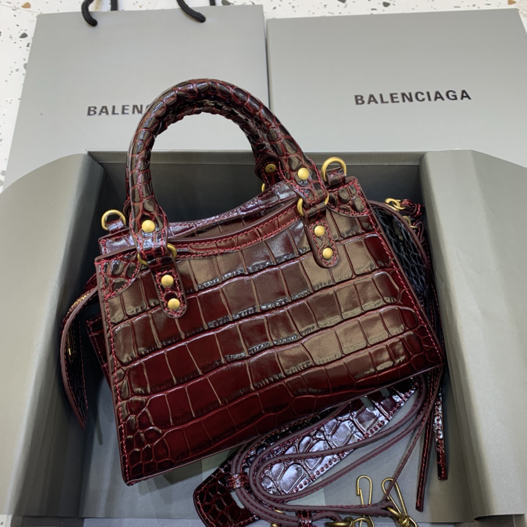Ba*len*cia*ga neo classic bag-16.5*22*9*14.5cm