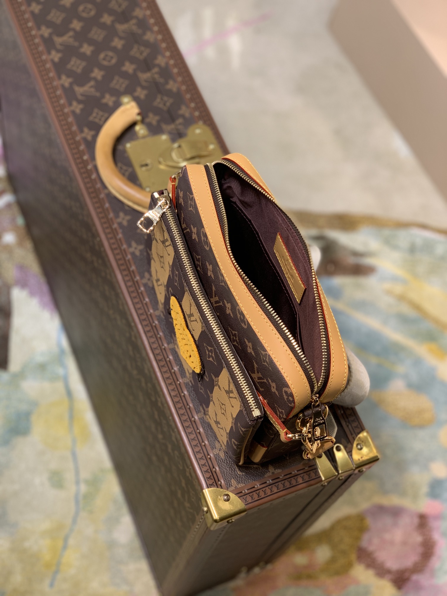 l**is V*t*n trio handbags-m45965-25*18.5*7cm